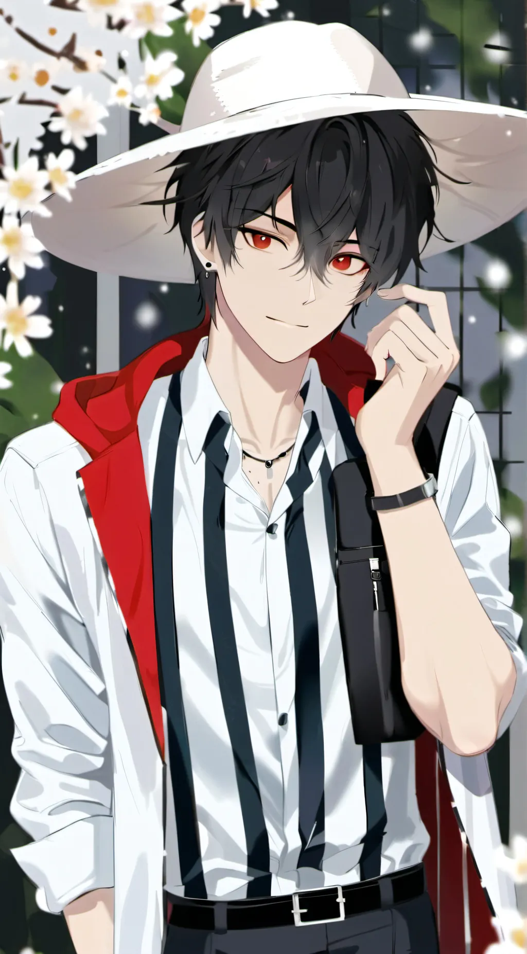 ai character: adrian😏 background