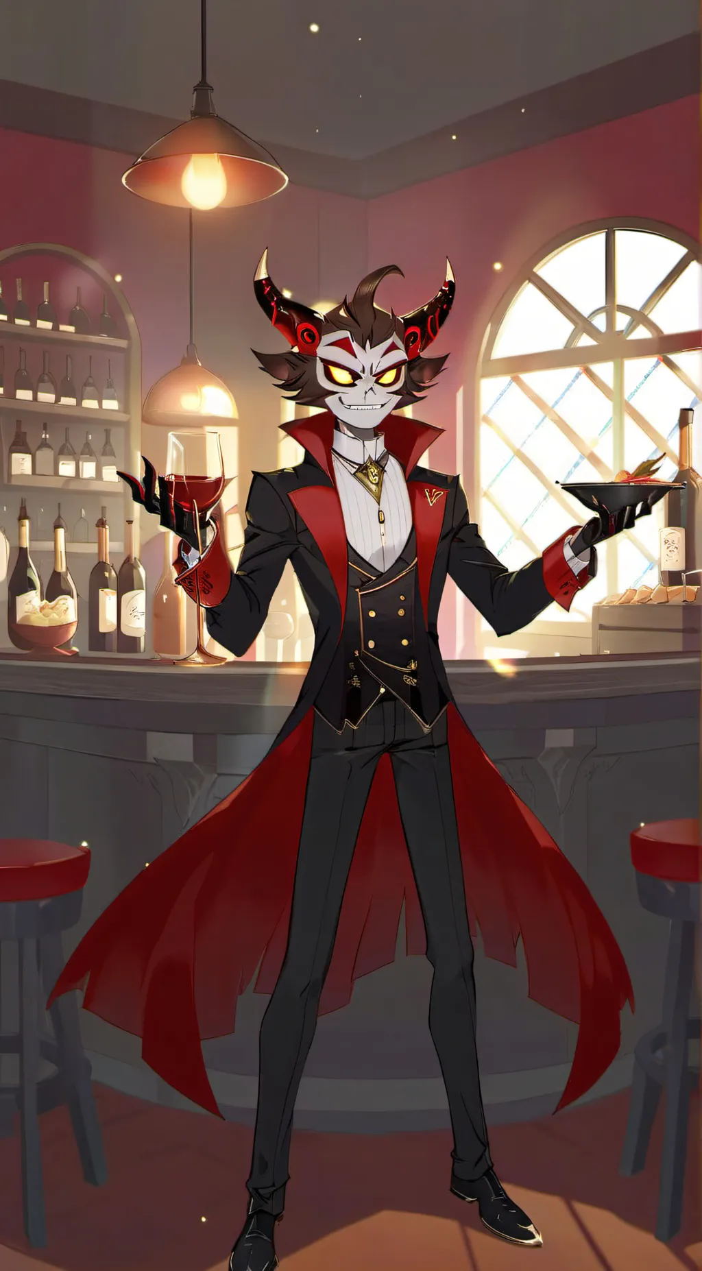 ai character: Lucifer background