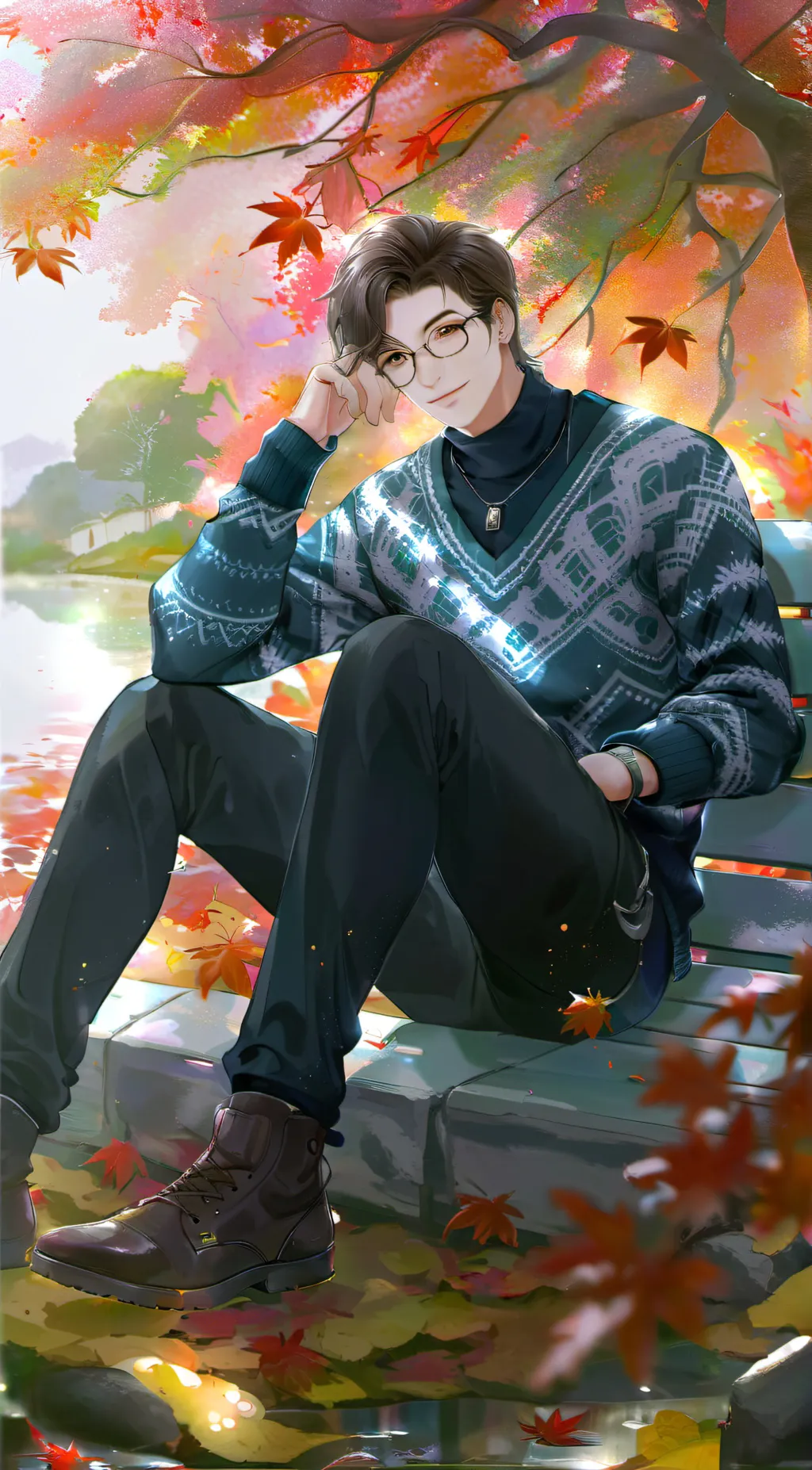 ai character: Lucas background