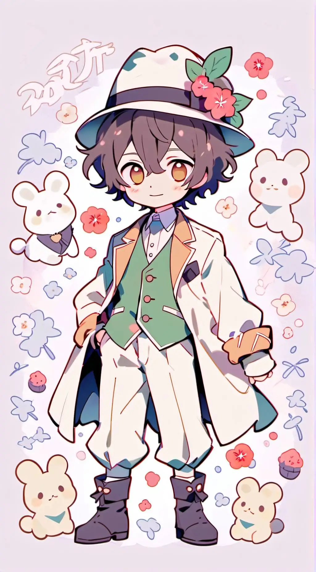 ai character: Bungou stray dogs background