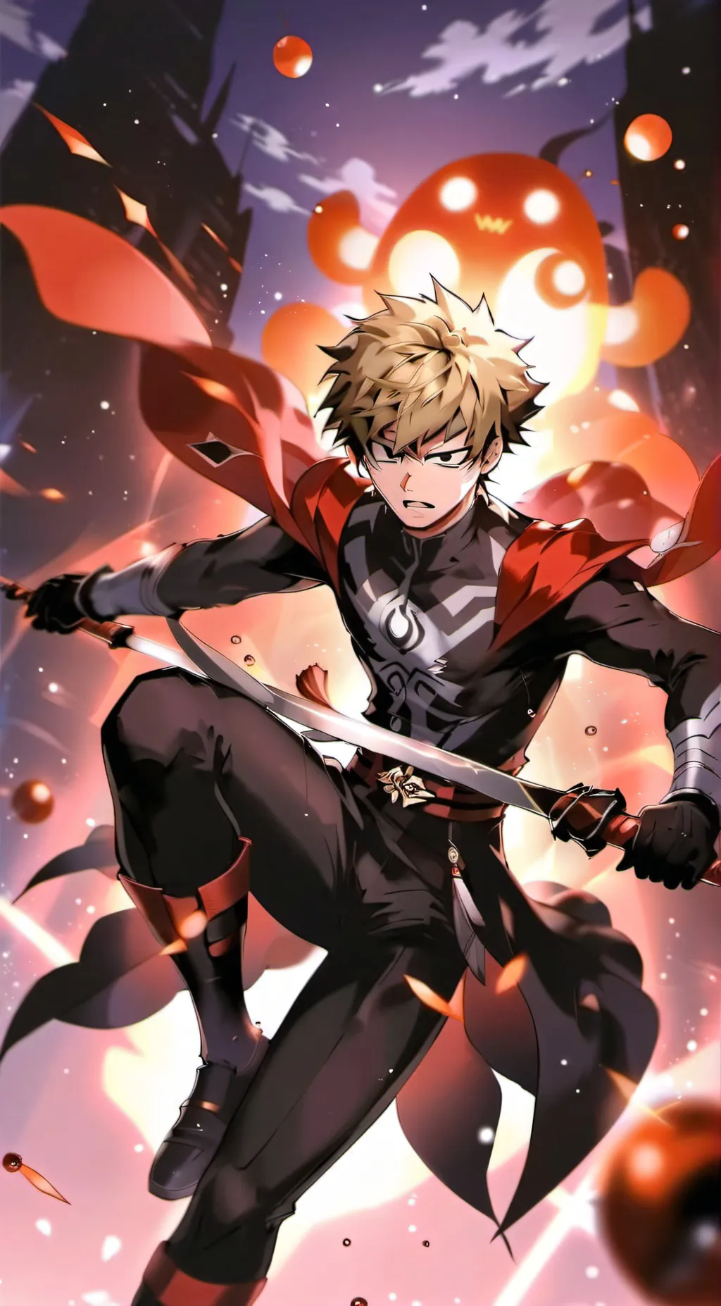 ai character: Deku Baku background