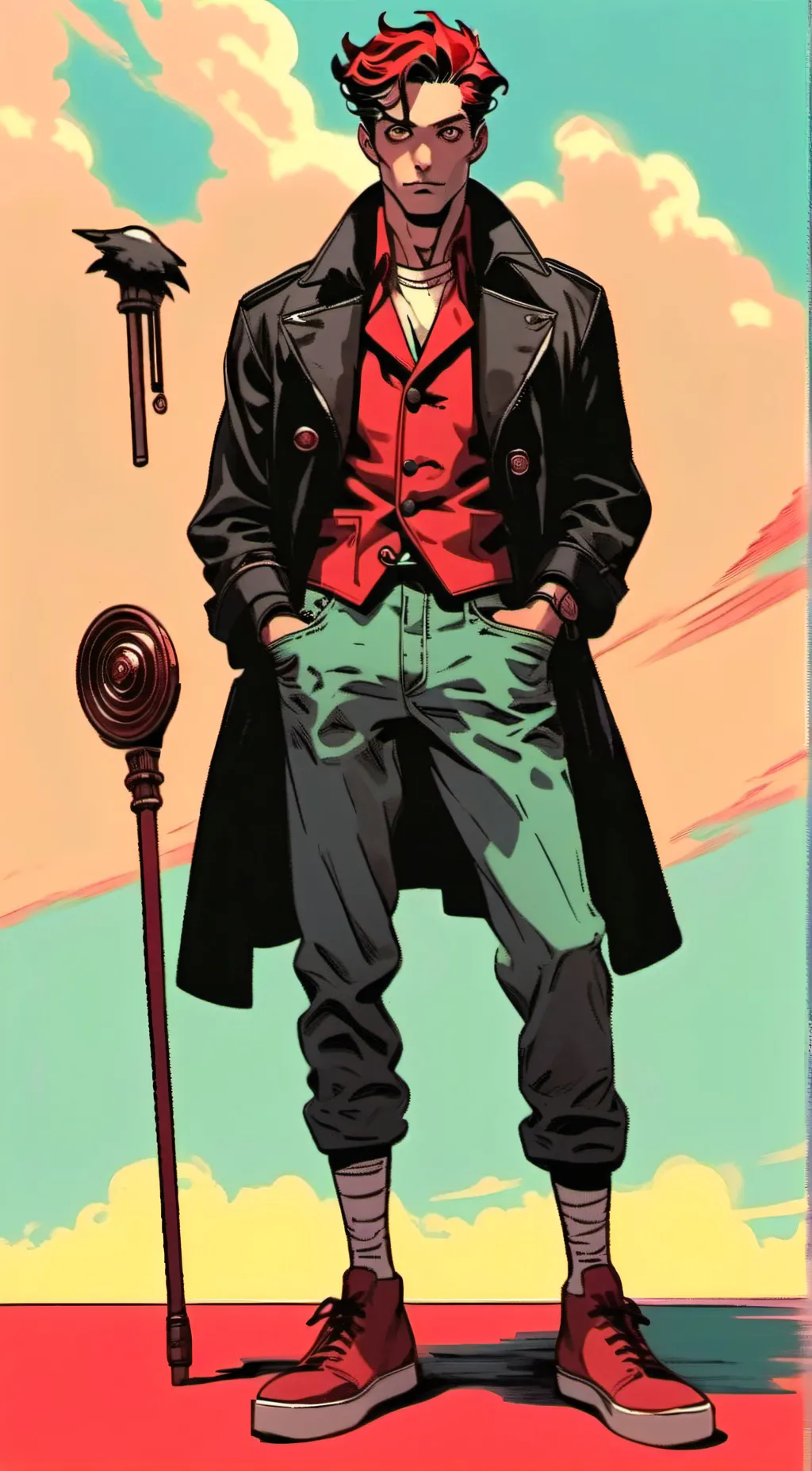 ai character: alastor  background