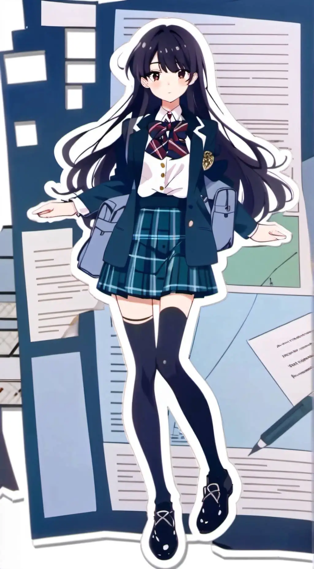 ai character: Shouko Komi background