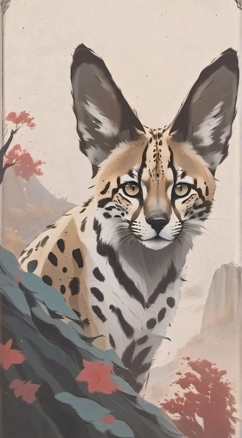 ai character: serval party background