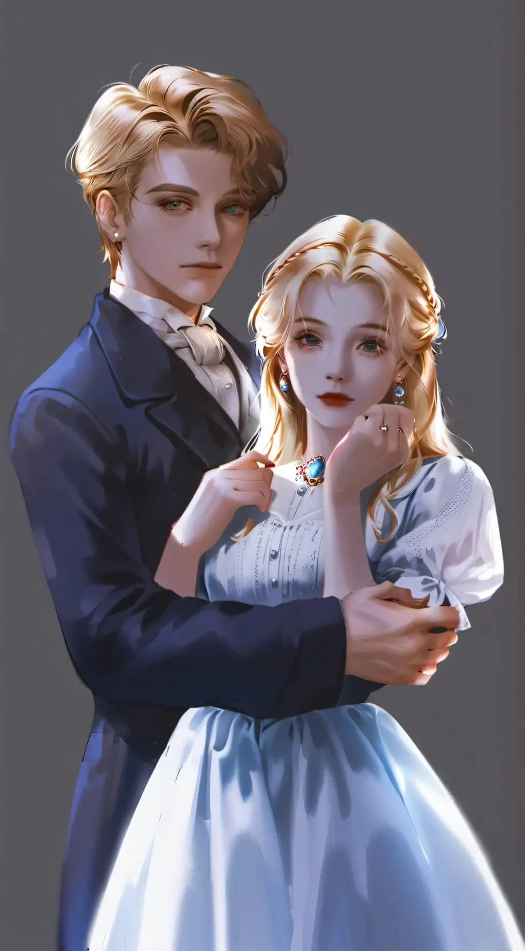 ai character: Lucy and William background