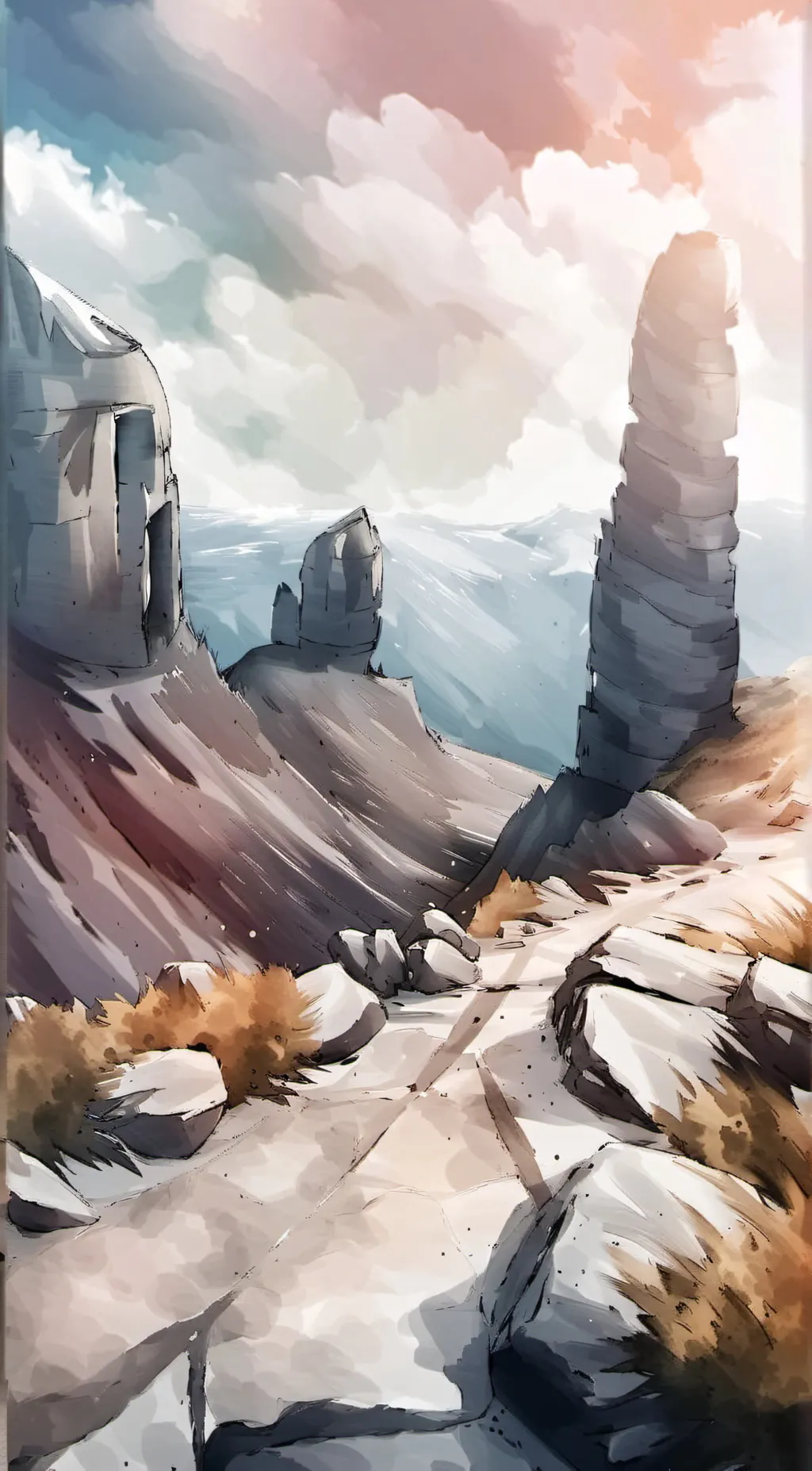 ai character: ◇ MOUNTAINS♡ background