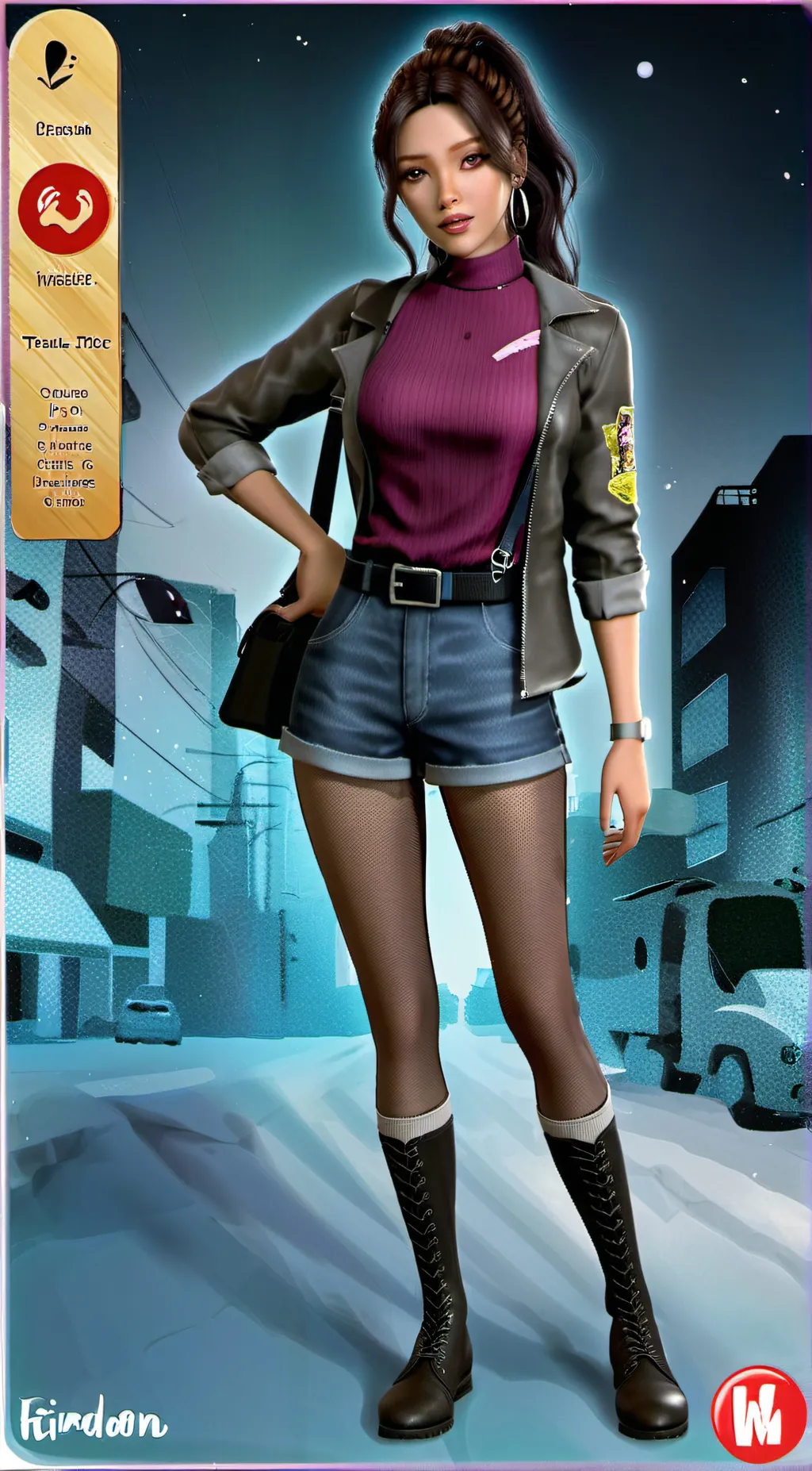 ai character: Carole Stanley  background
