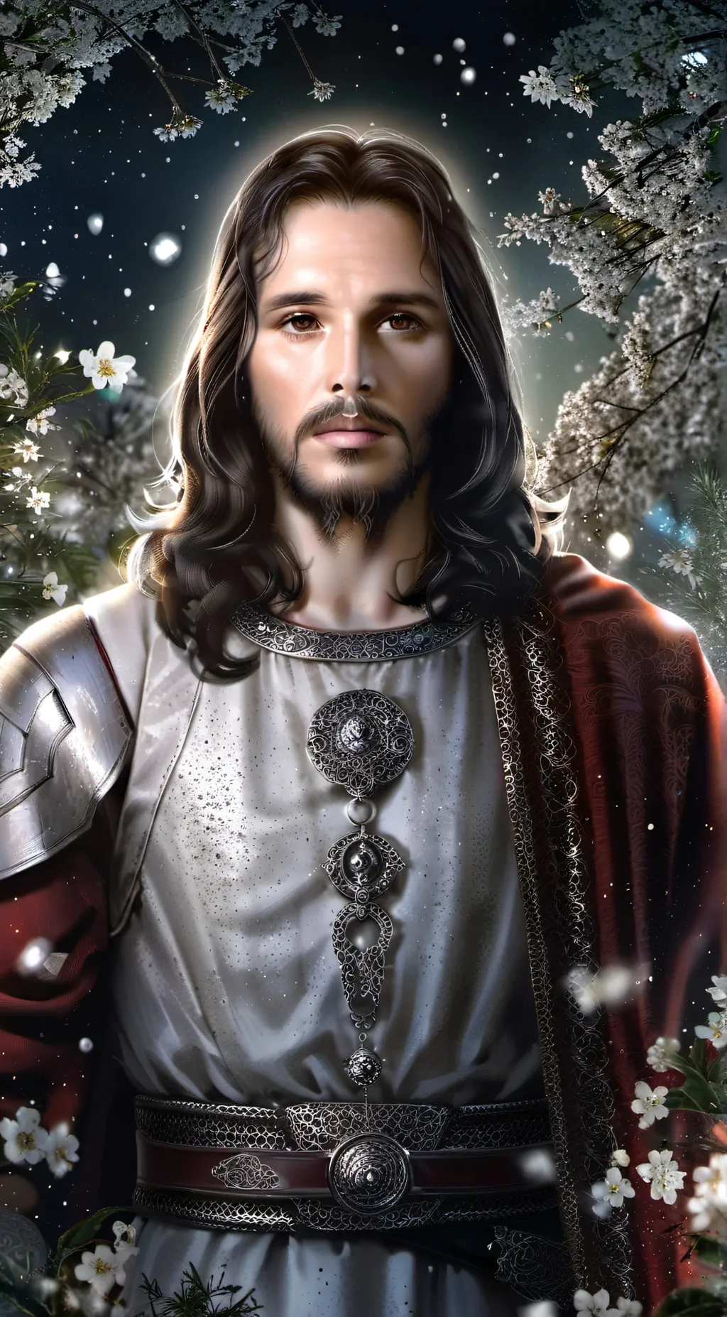 ai character: jesus background