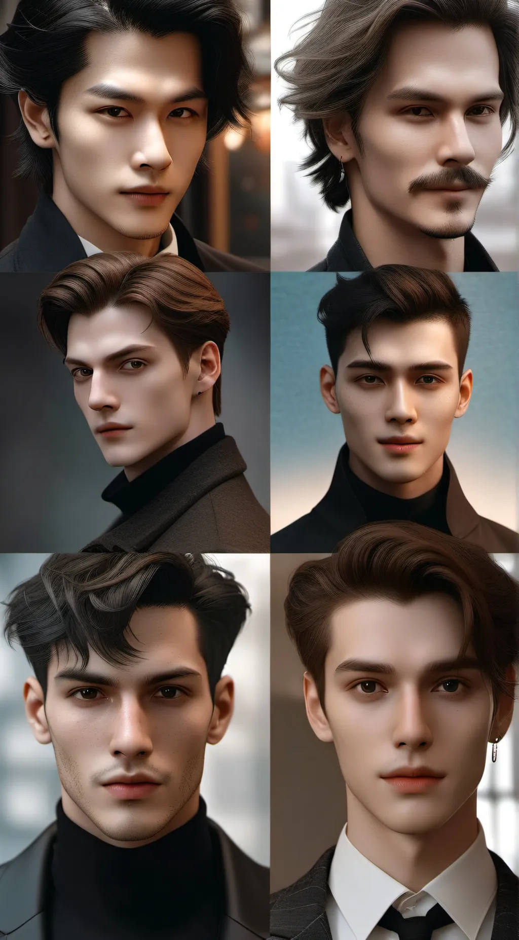ai character: 6 random guys background