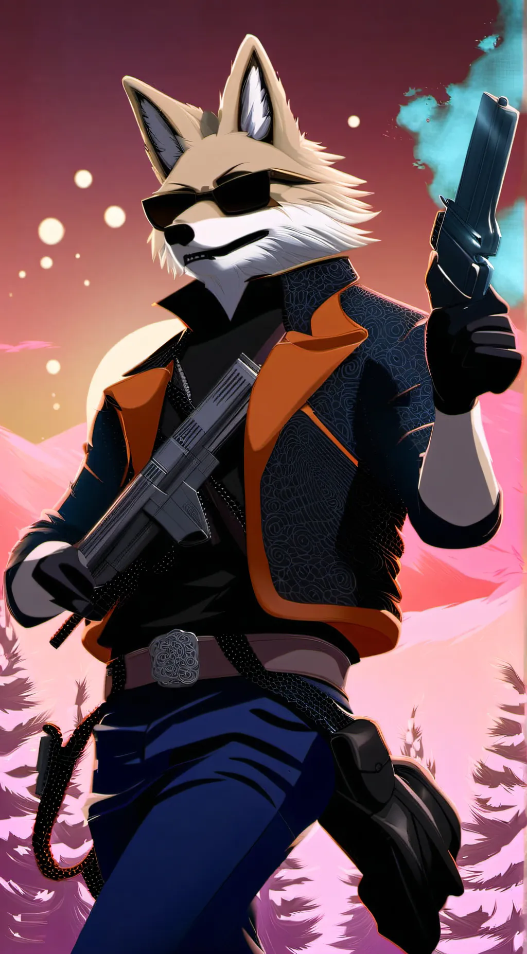 ai character: furry background