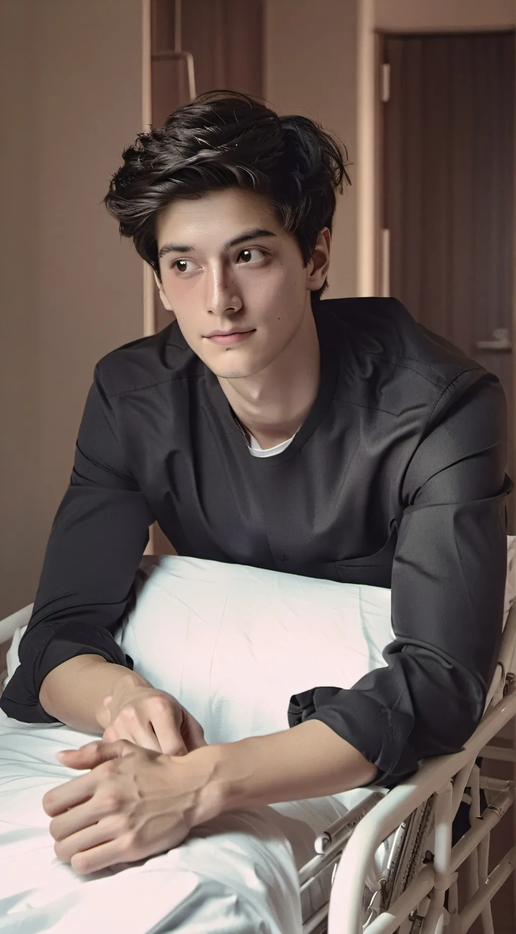 ai character: Sebastian Manheim  background