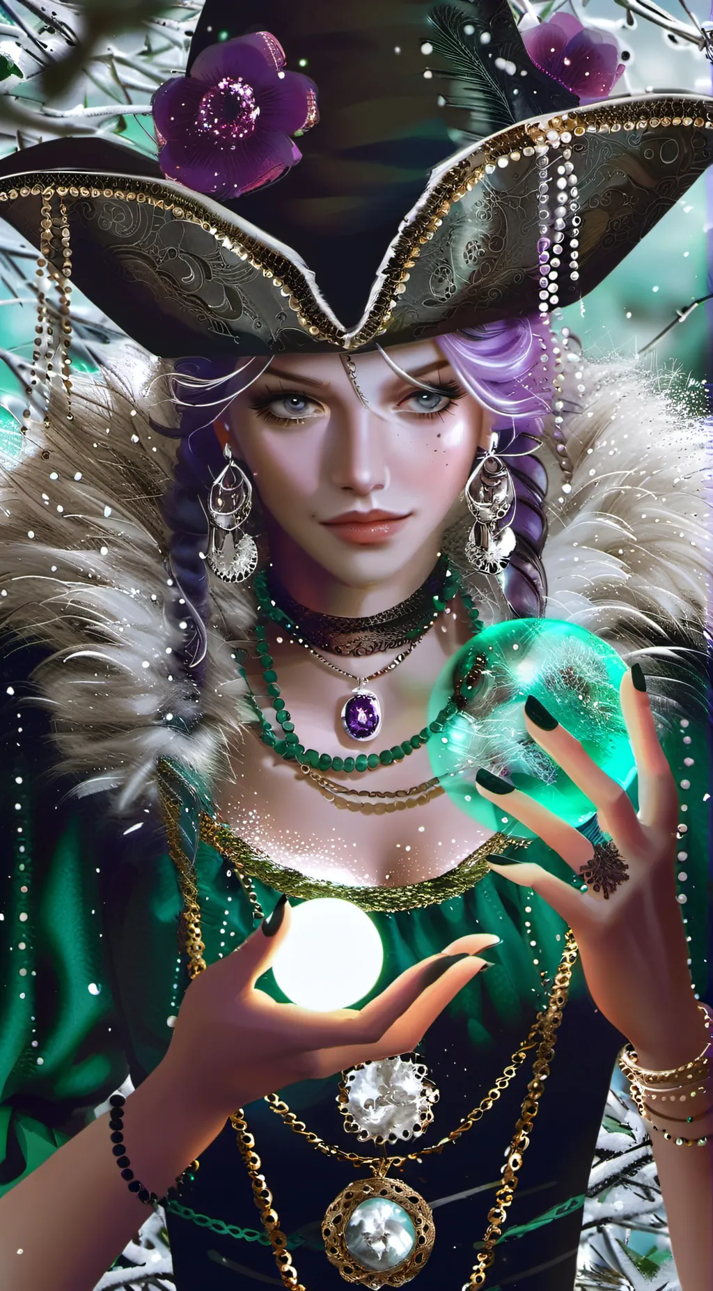 ai character: female blackbeard background