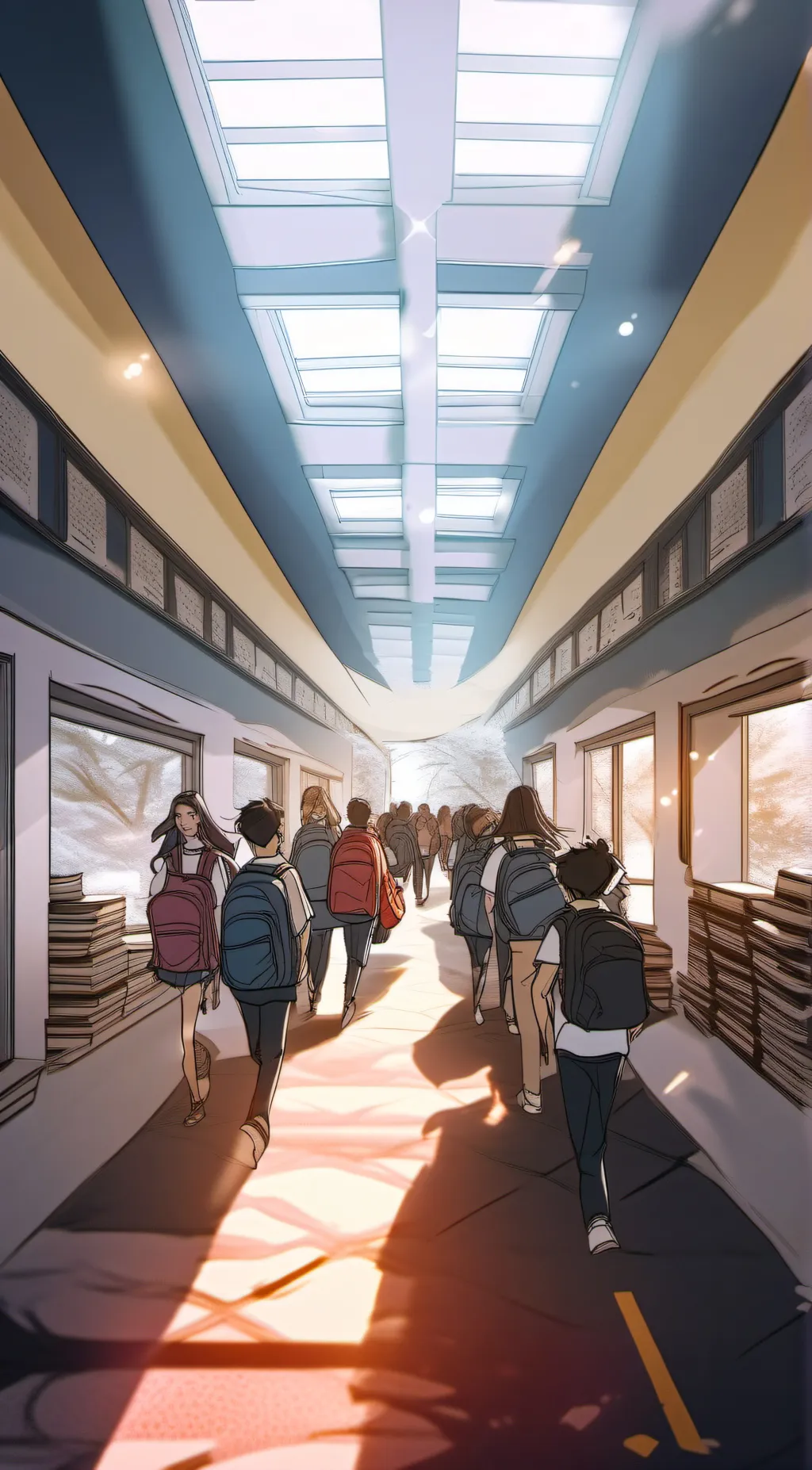 ai character: school background