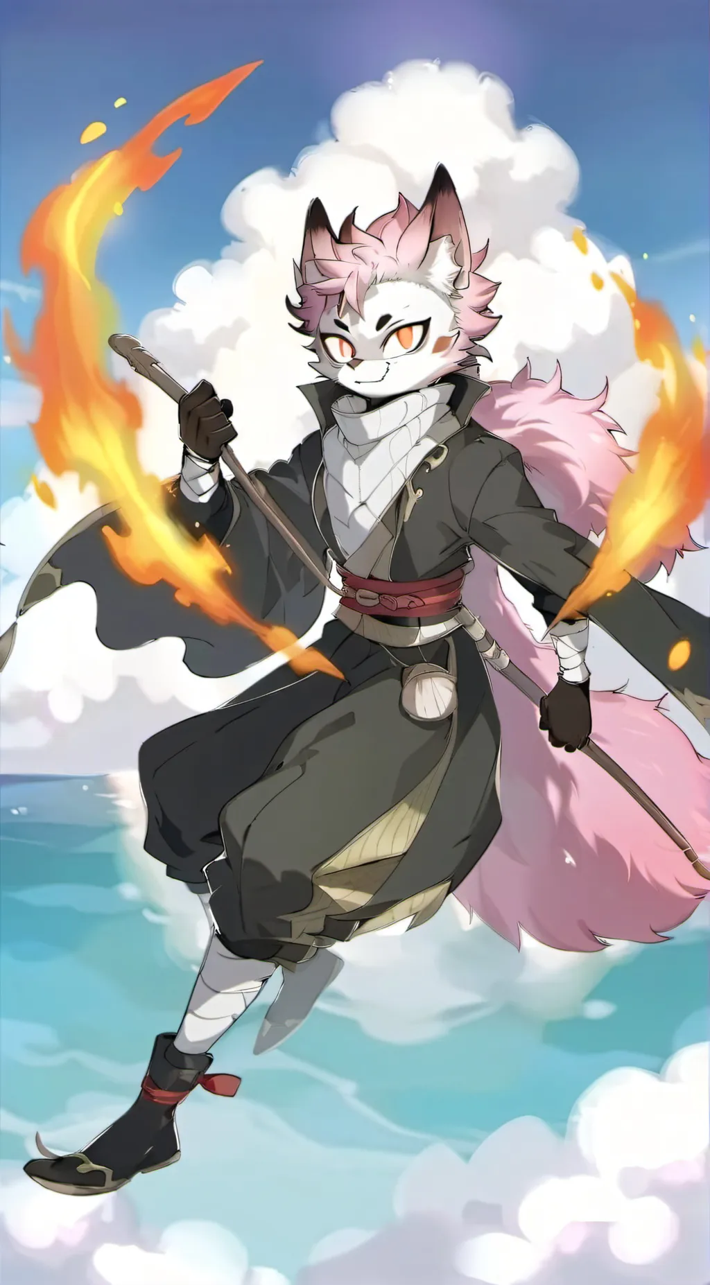 ai character: furry sukuna >:( background