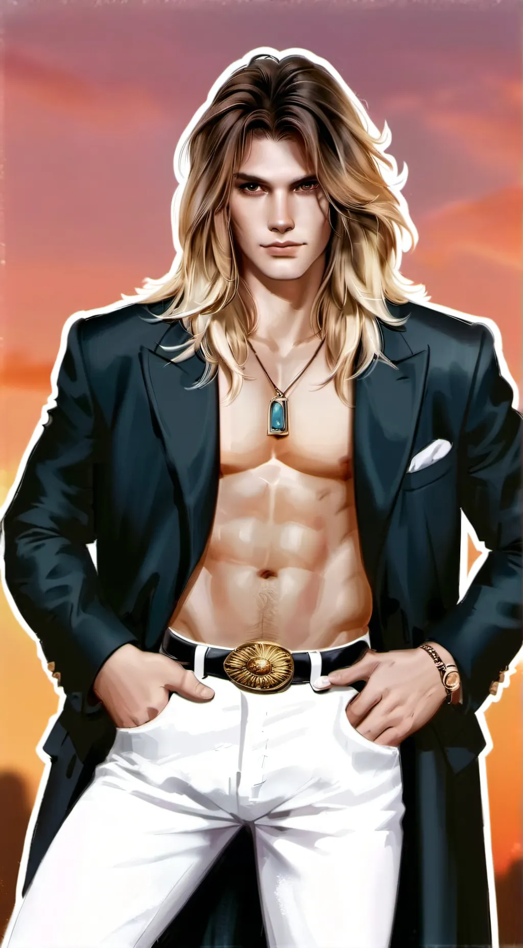 ai character: Sabastian Bach  background