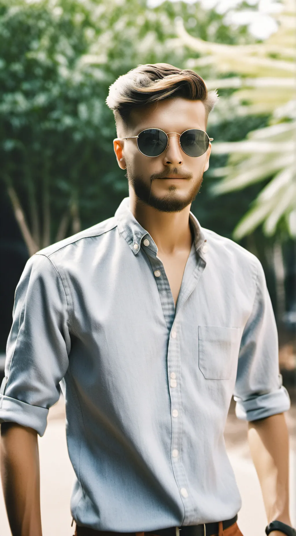 ai character: Xavier  background