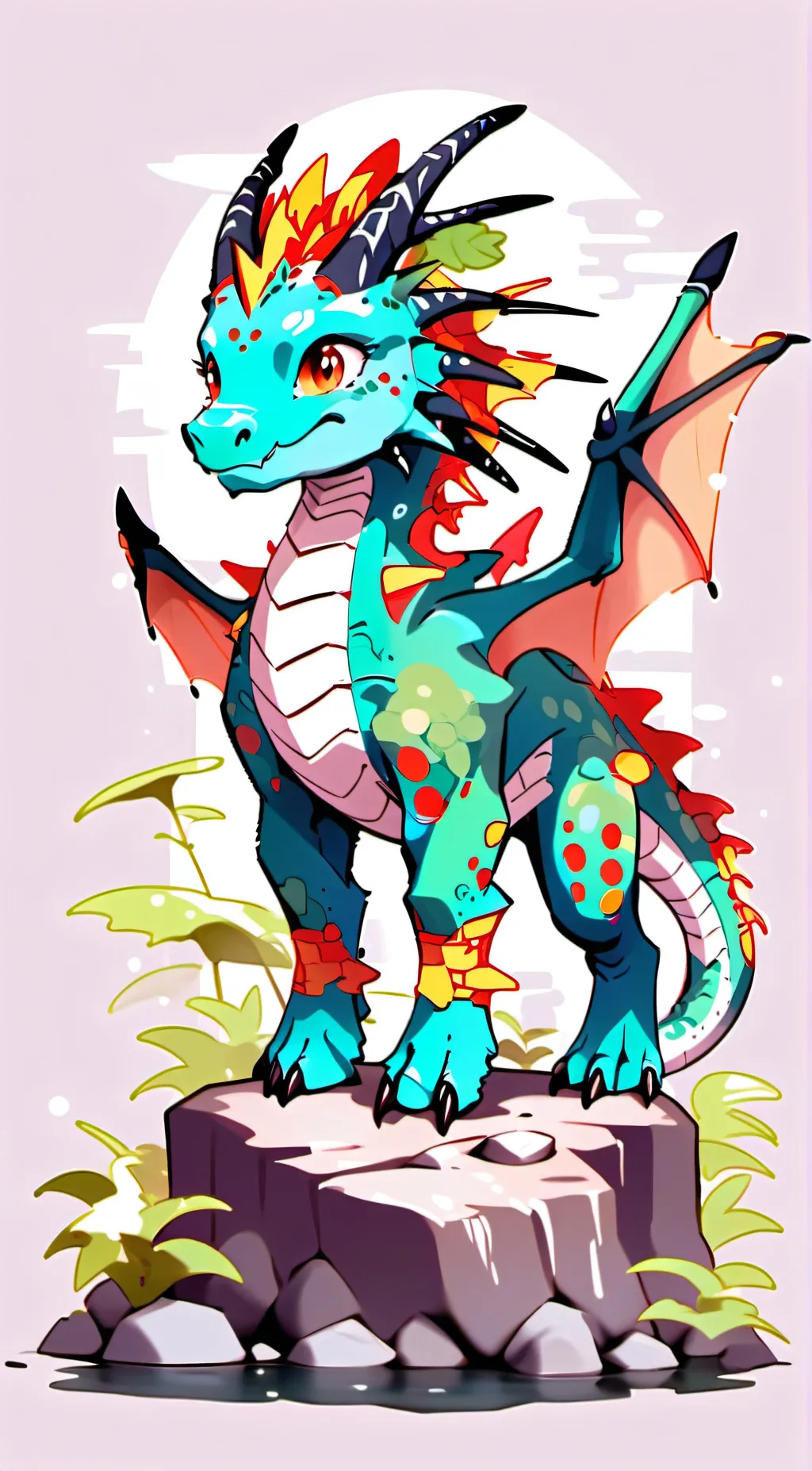 ai character: glory background