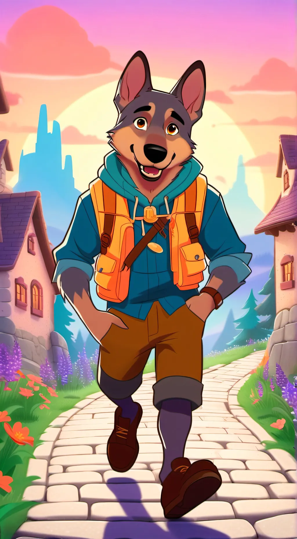 ai character: Aaron Shepera background