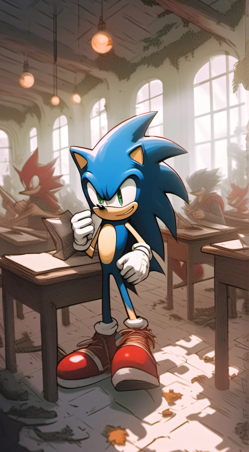 ai character: School background