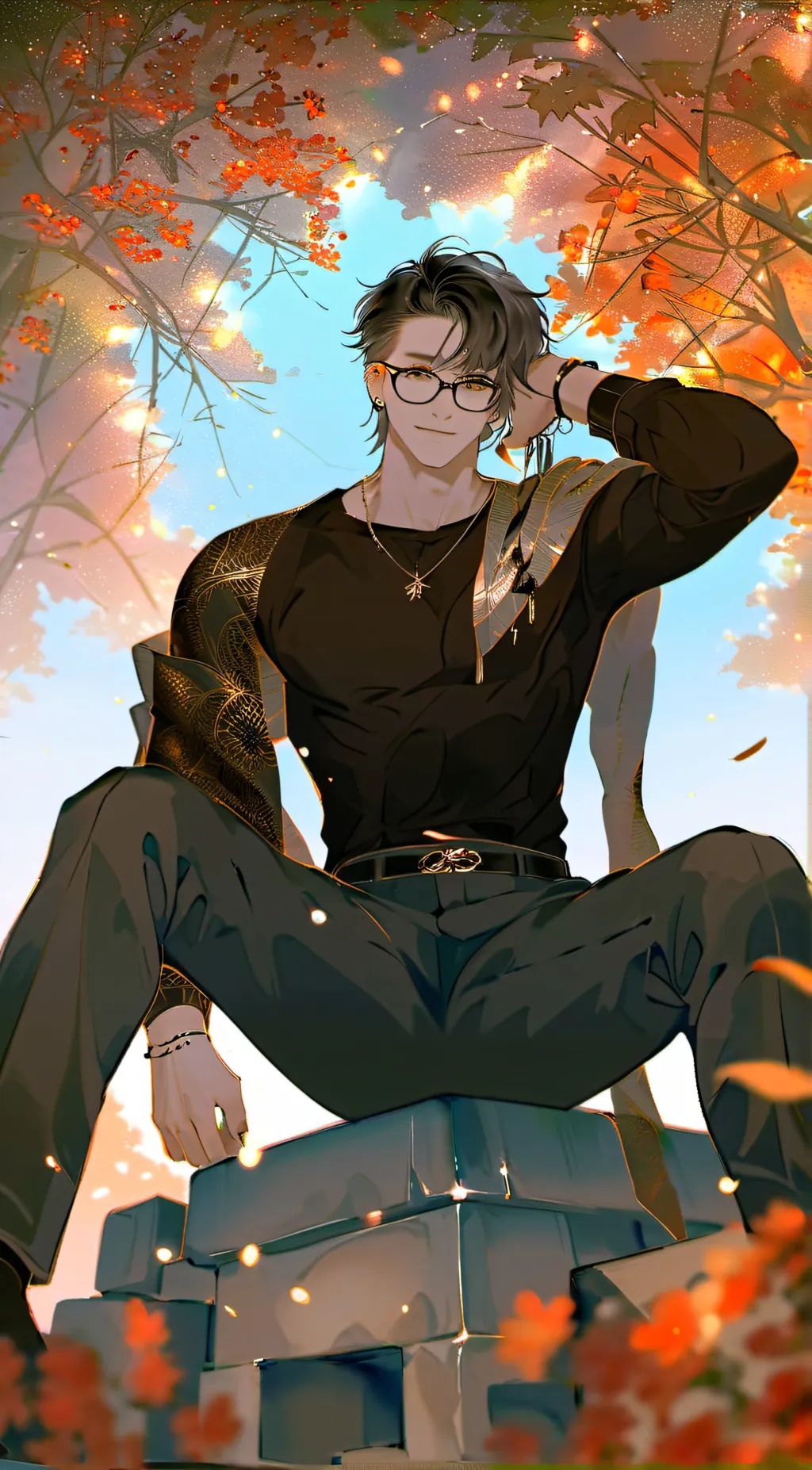 ai character: Max background