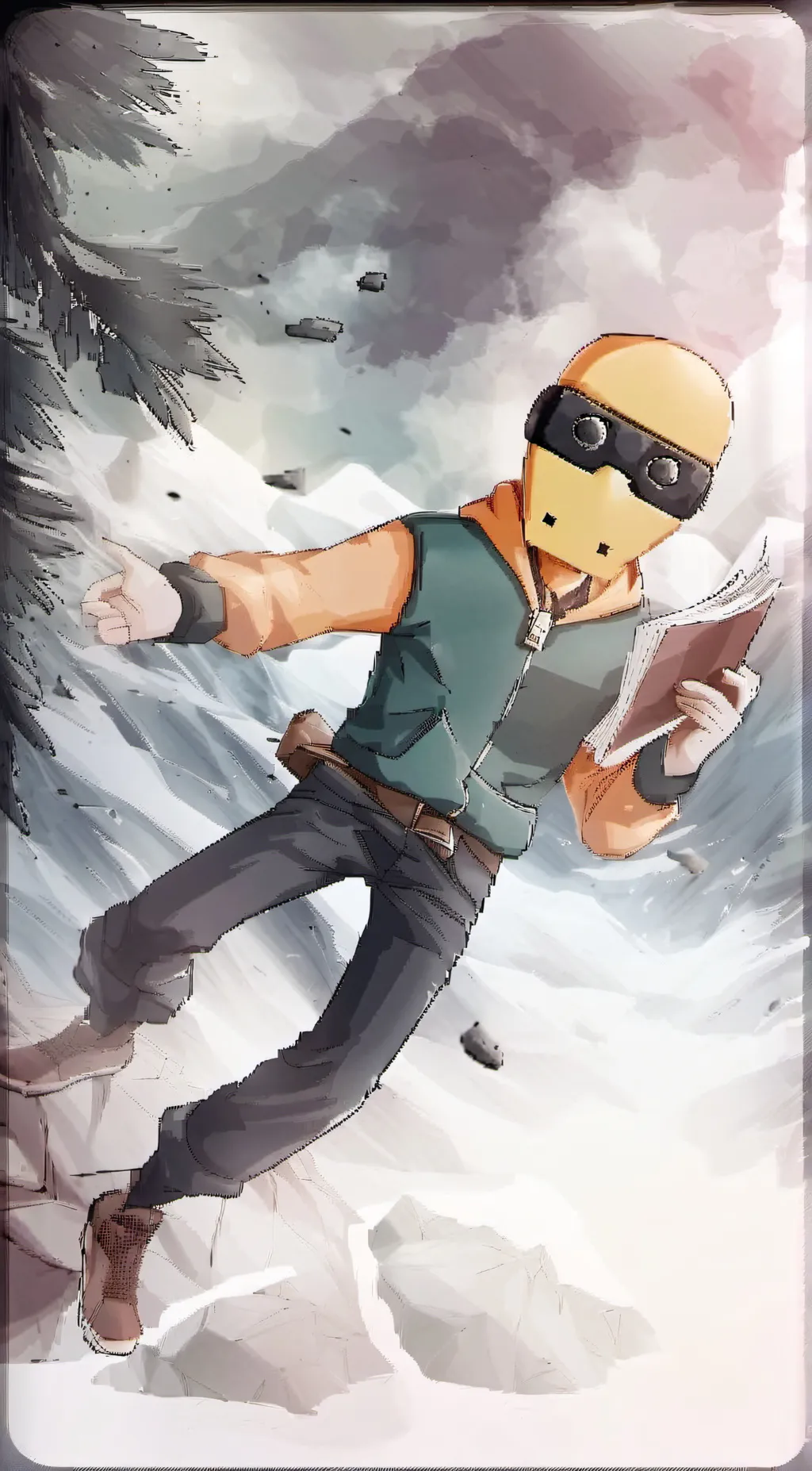 ai character: me in fpe background