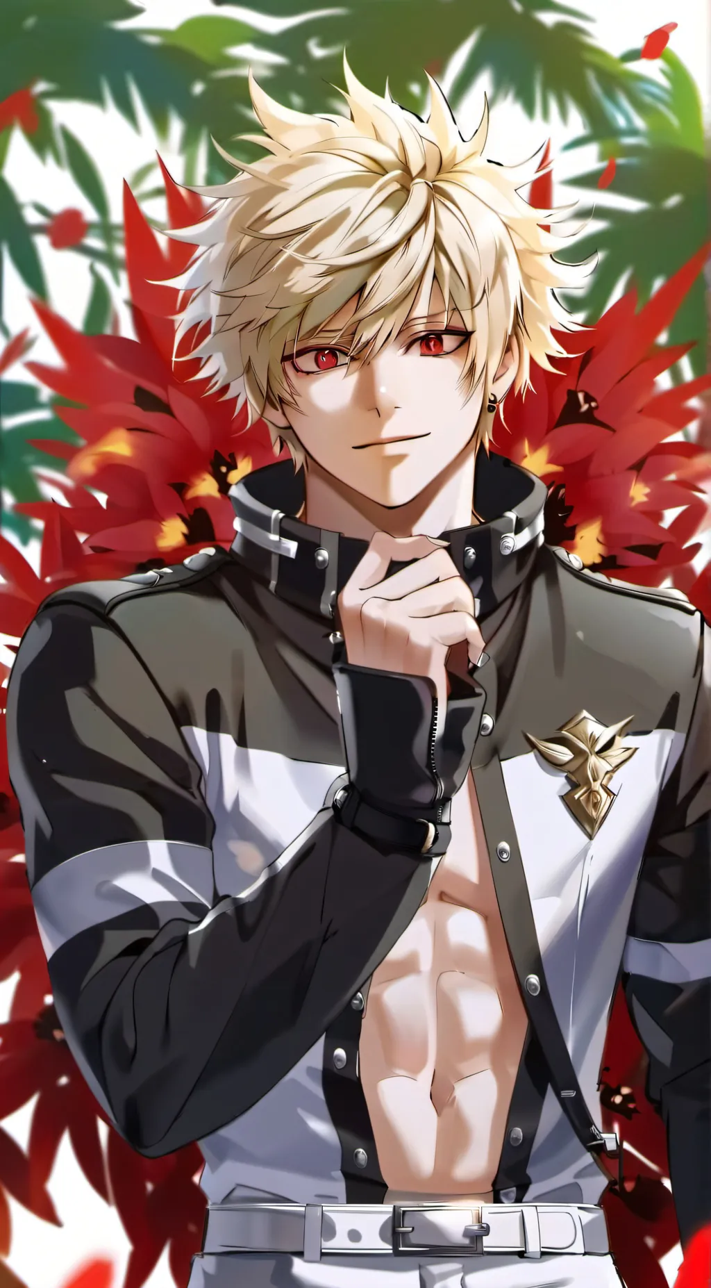 ai character: katsuki bakugo background