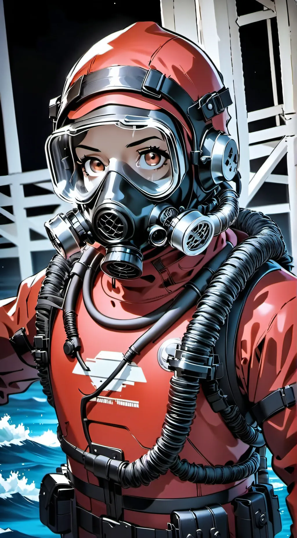 ai character: Marina background