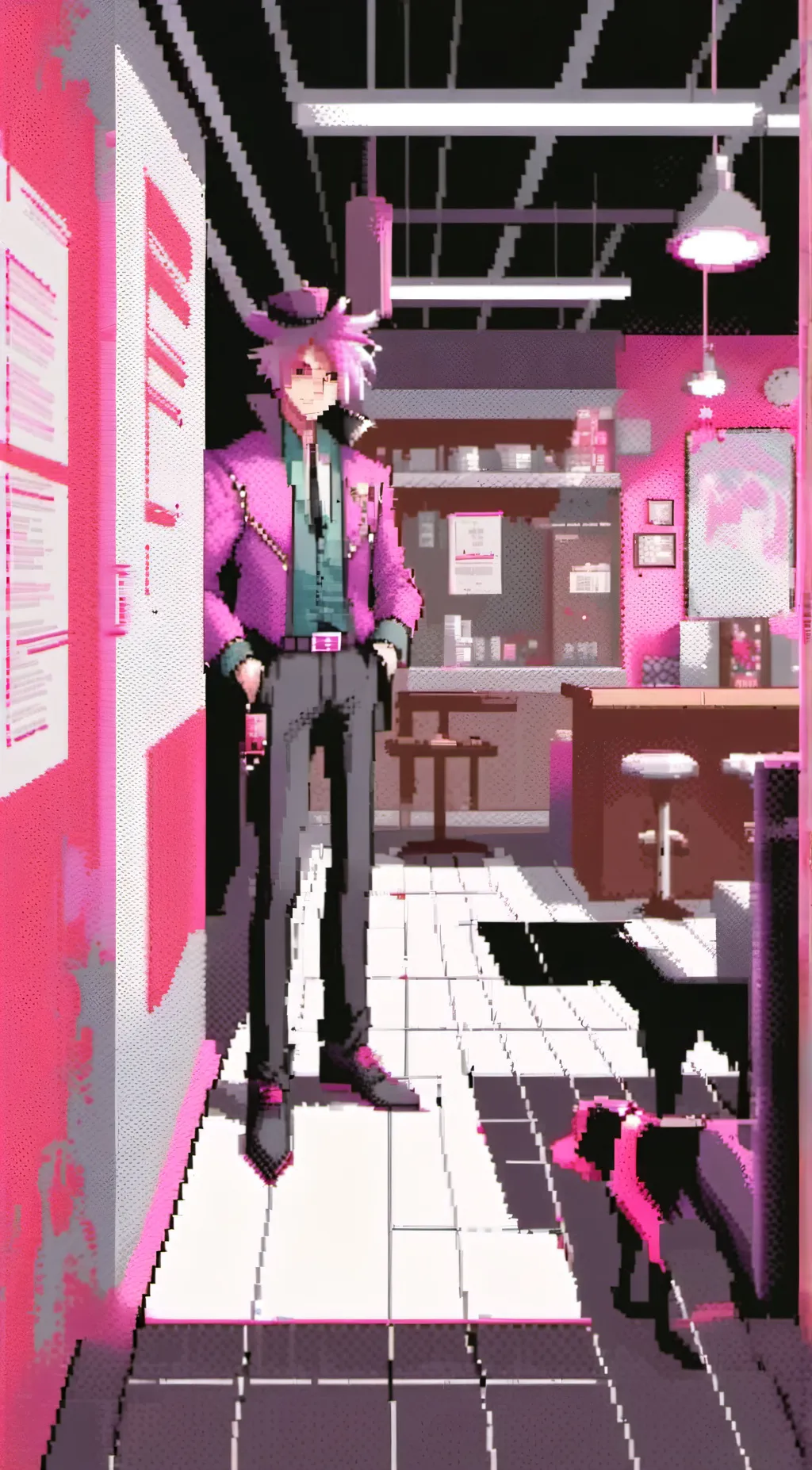 ai character: Valentino  background