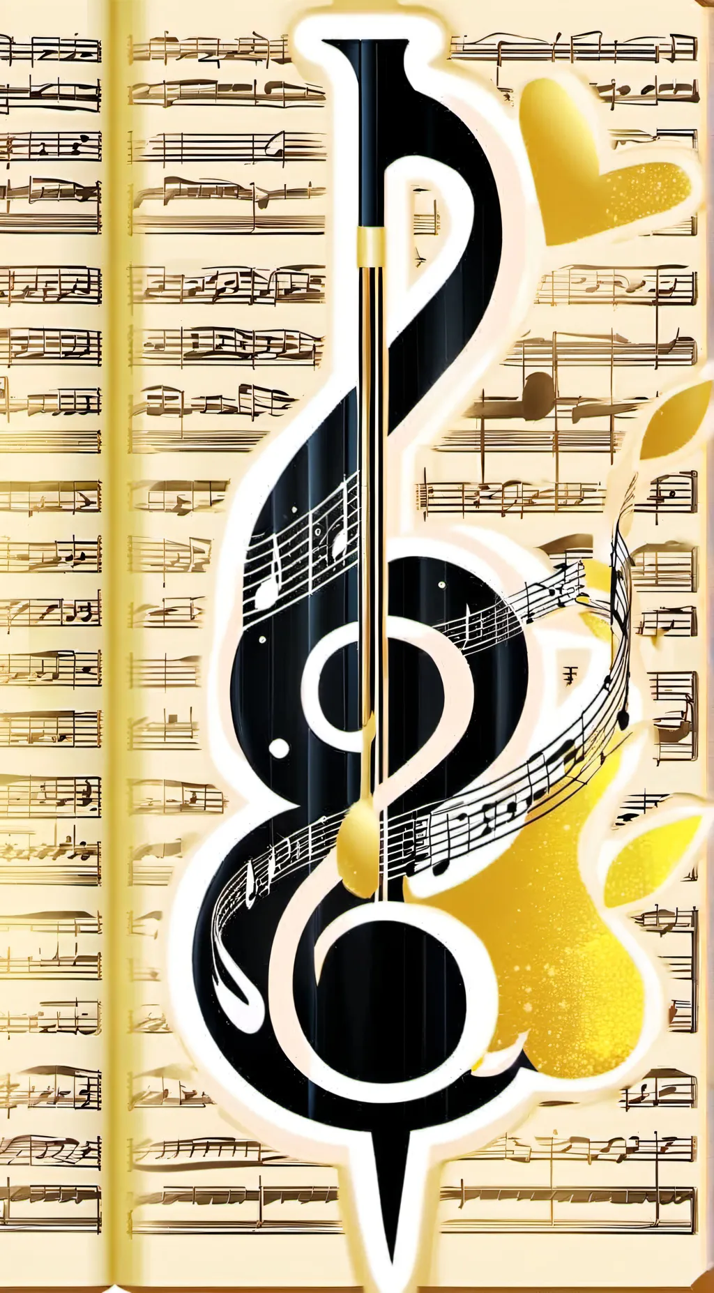 ai character: Music  background