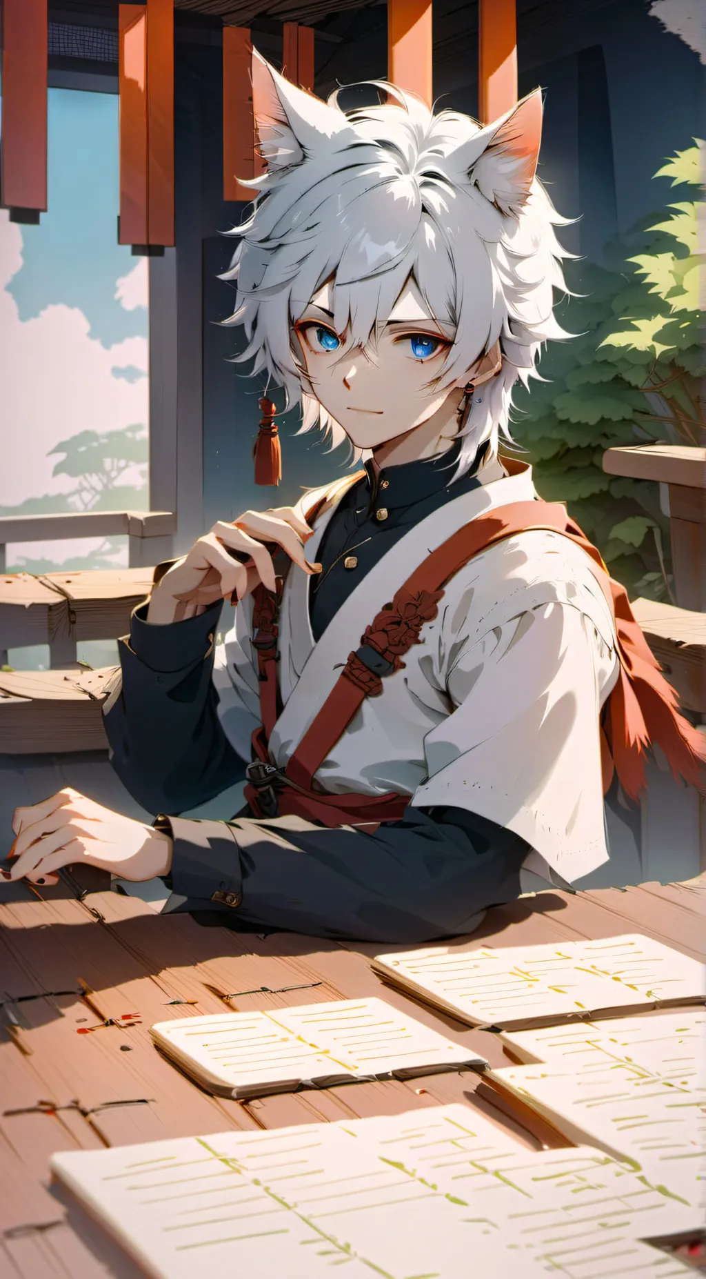 ai character: kito  background