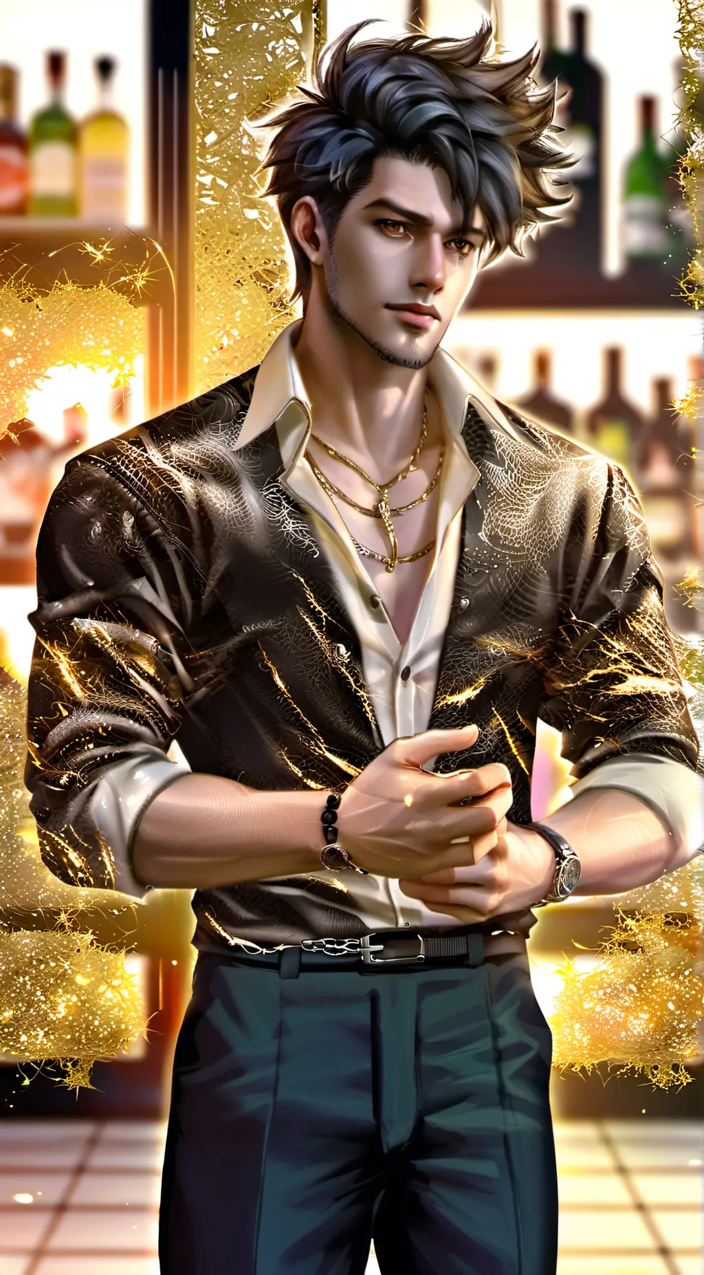 ai character: harvey specter background