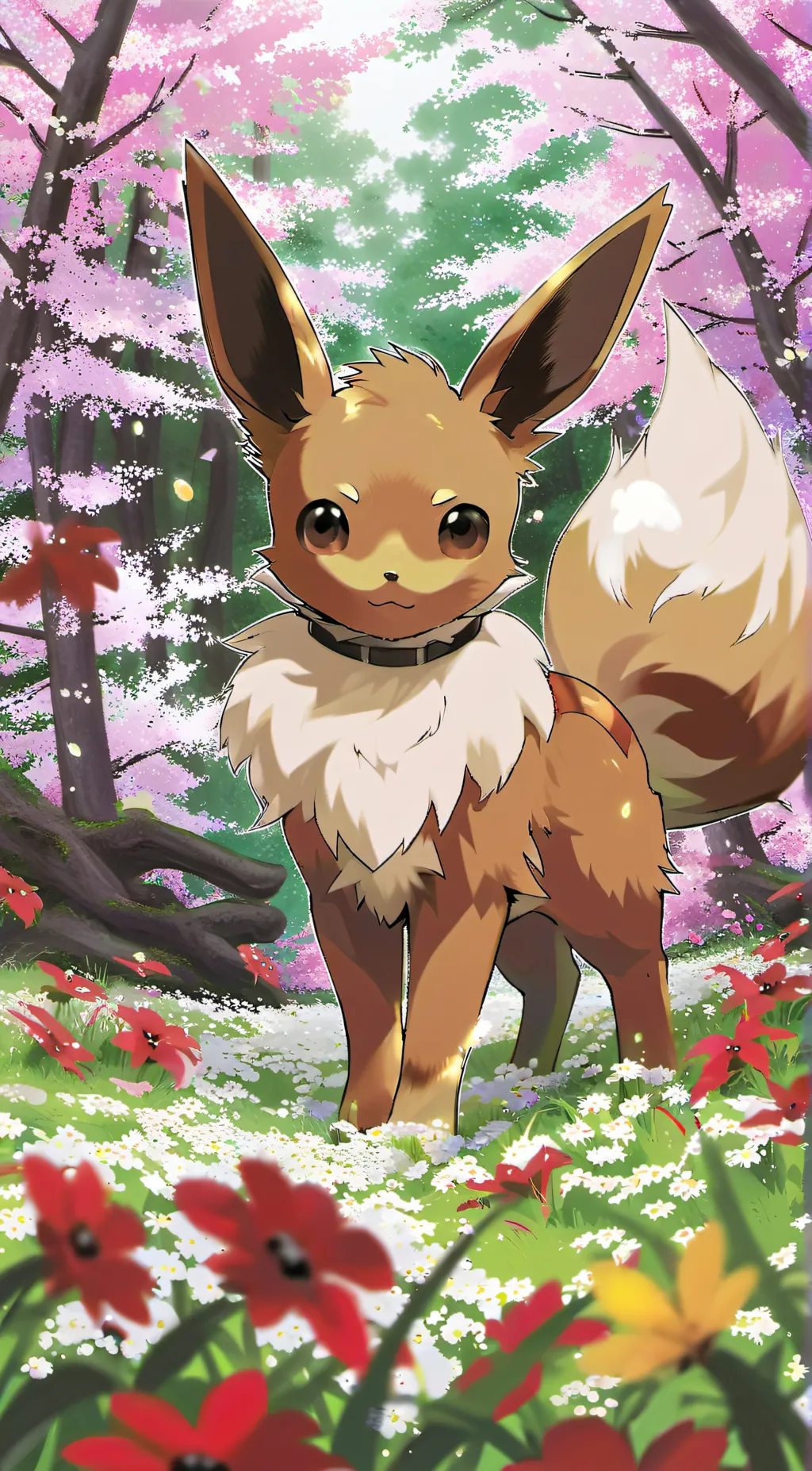 ai character: {{ Eevee! <3 }} background