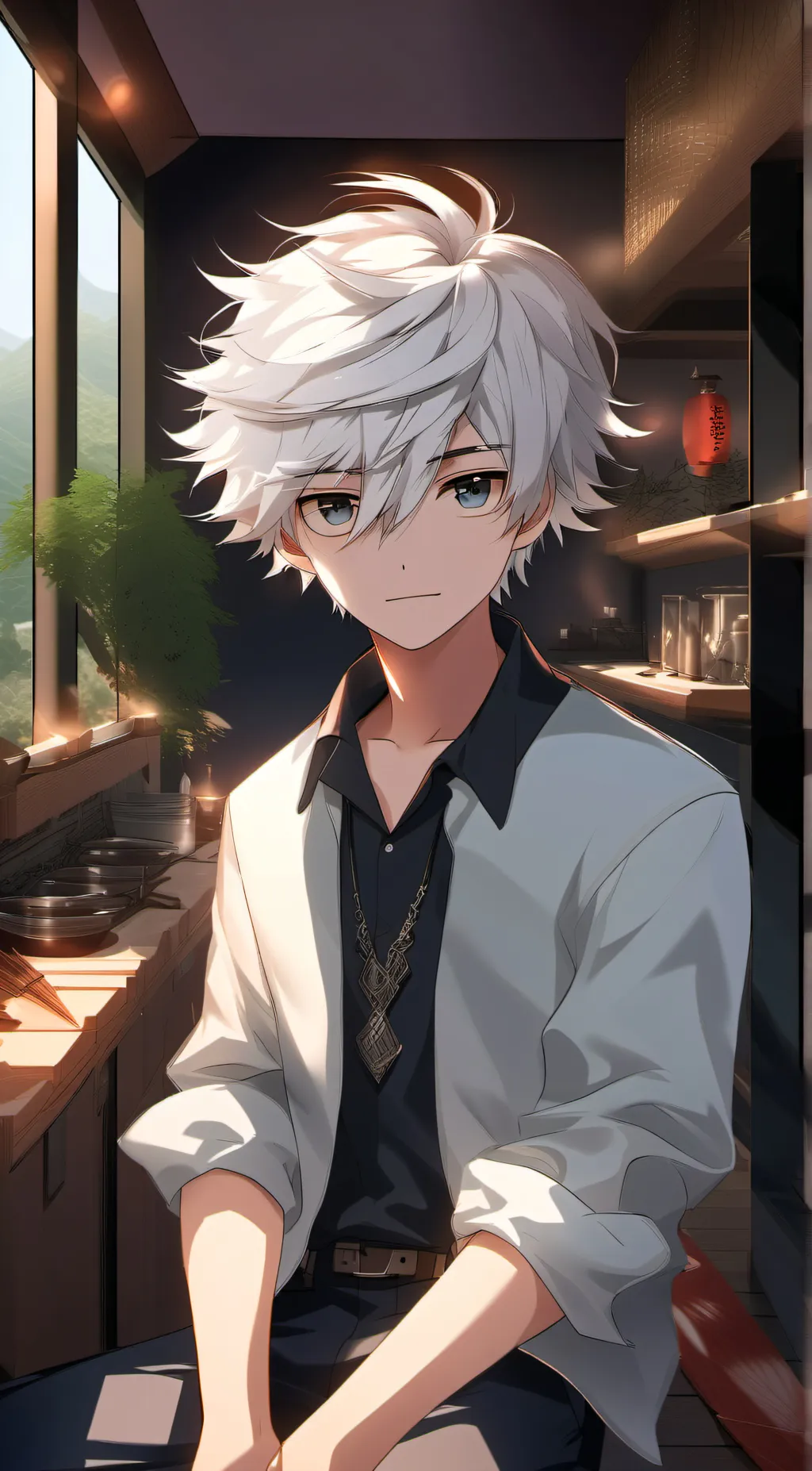 ai character: adrian background