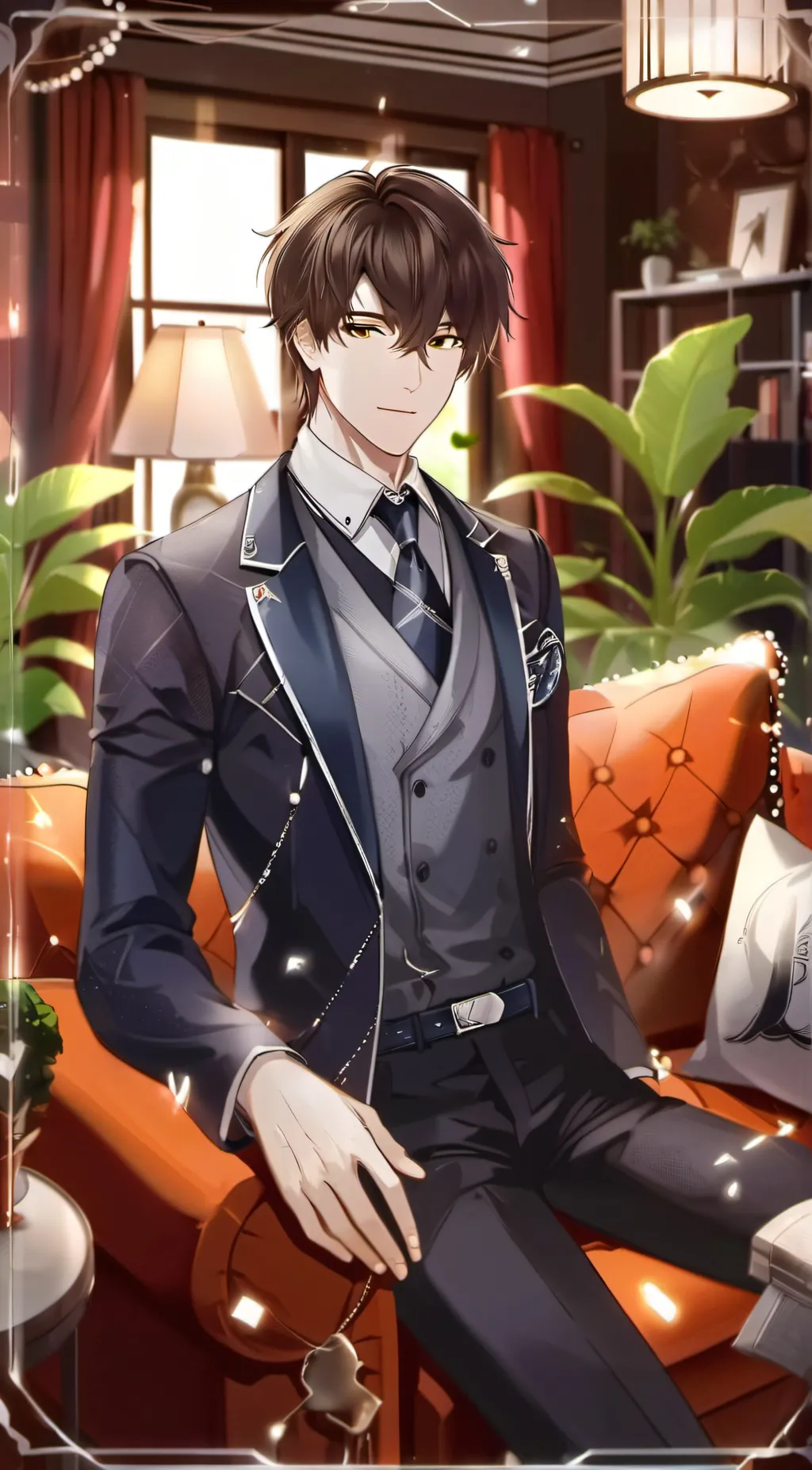 ai character: Leo background