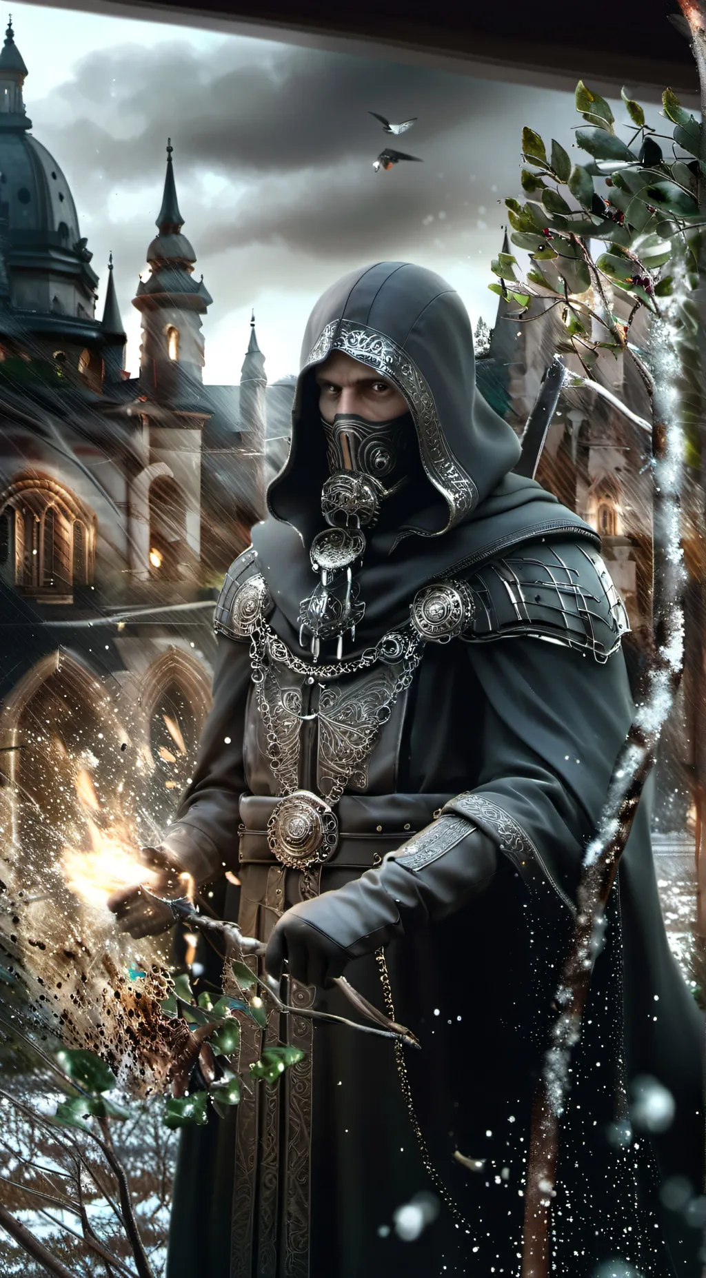 ai character: Shadow background