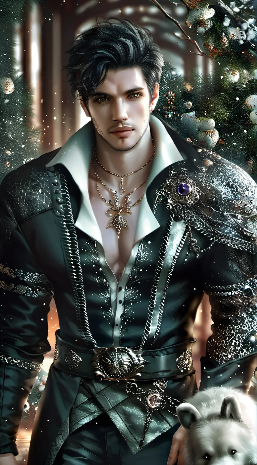 ai character: Damen background