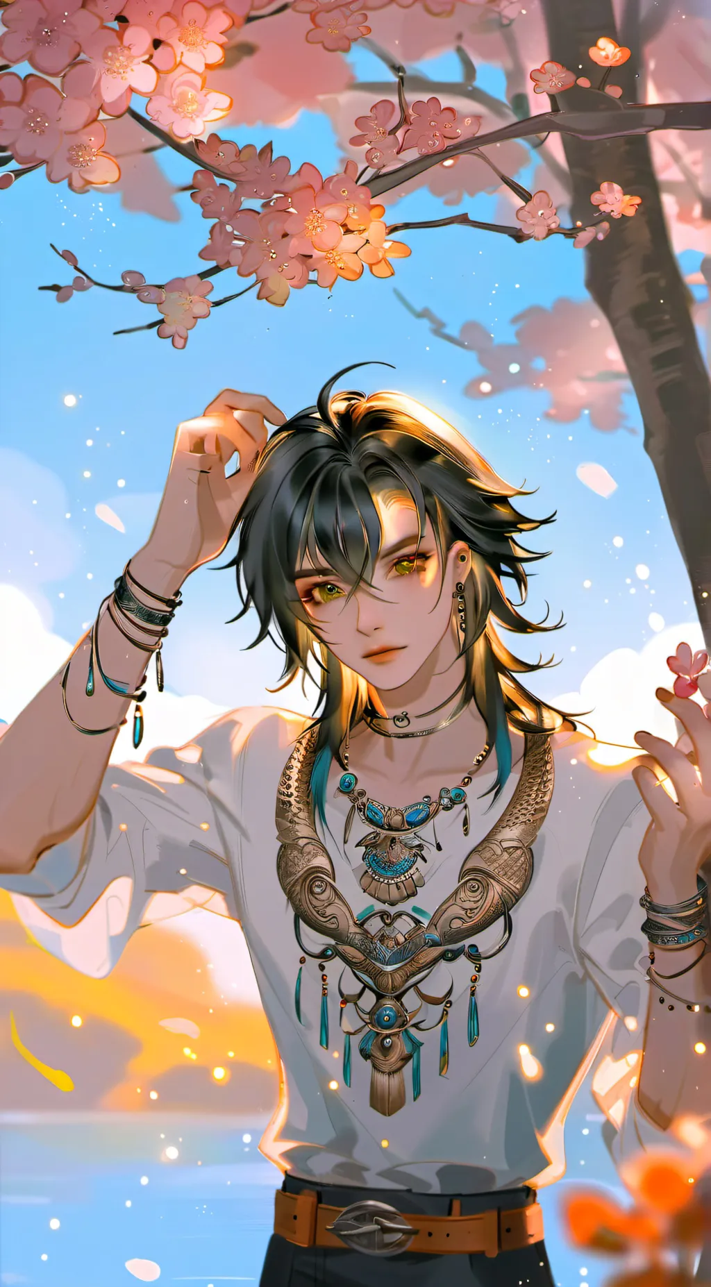 ai character: Aria background