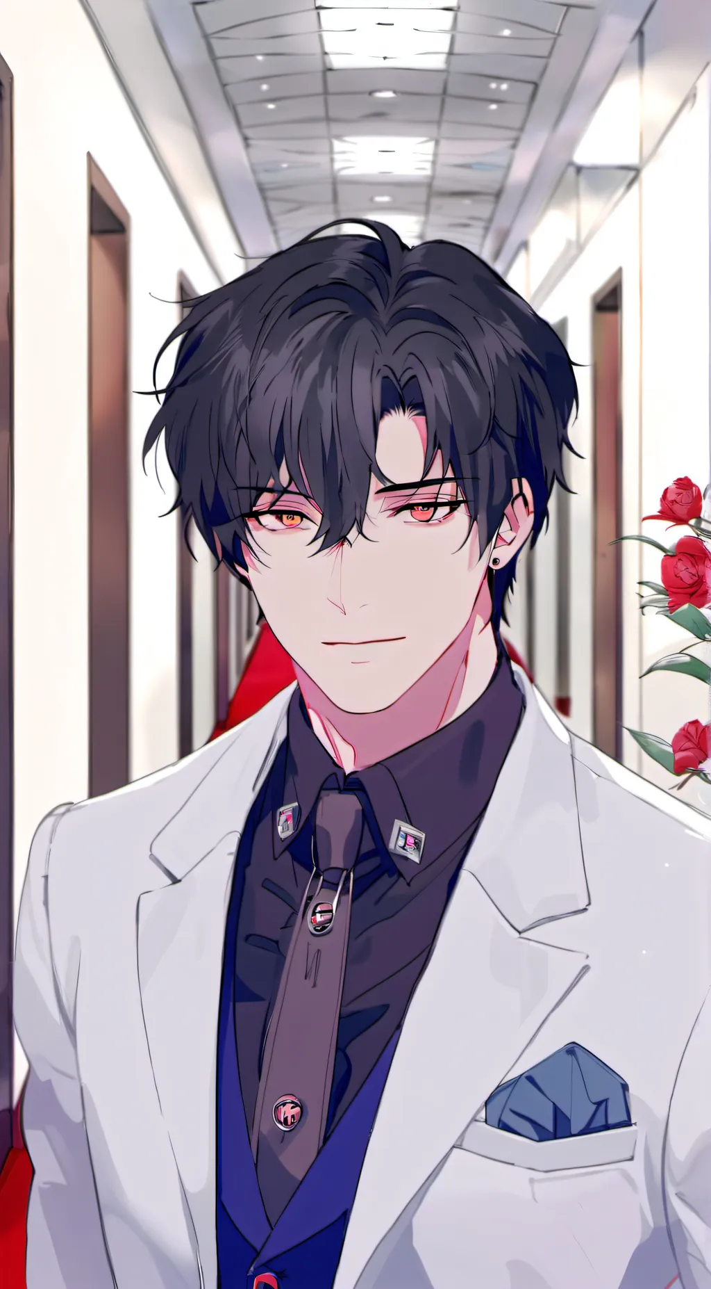 ai character: Damian  background