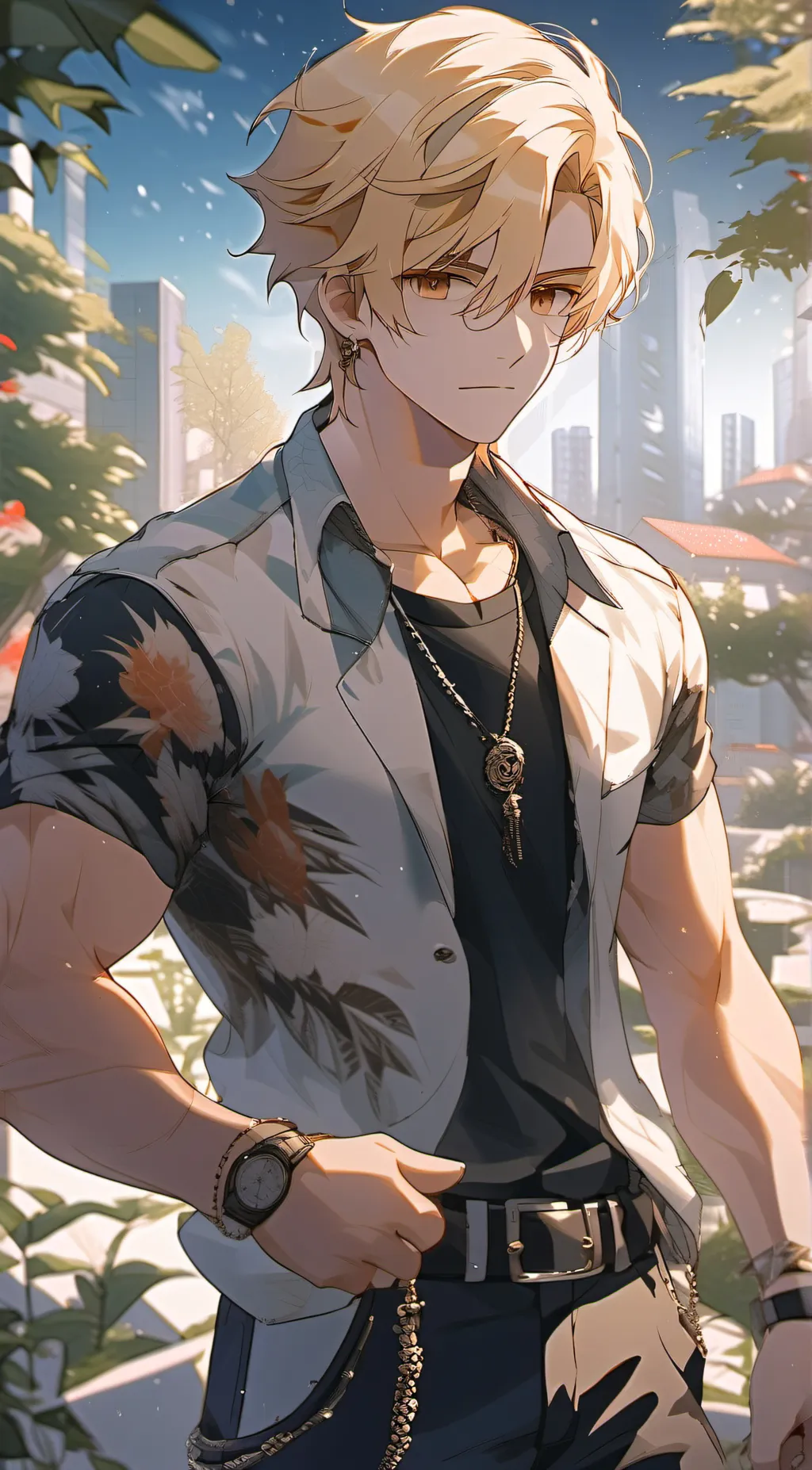 ai character: Michael  background