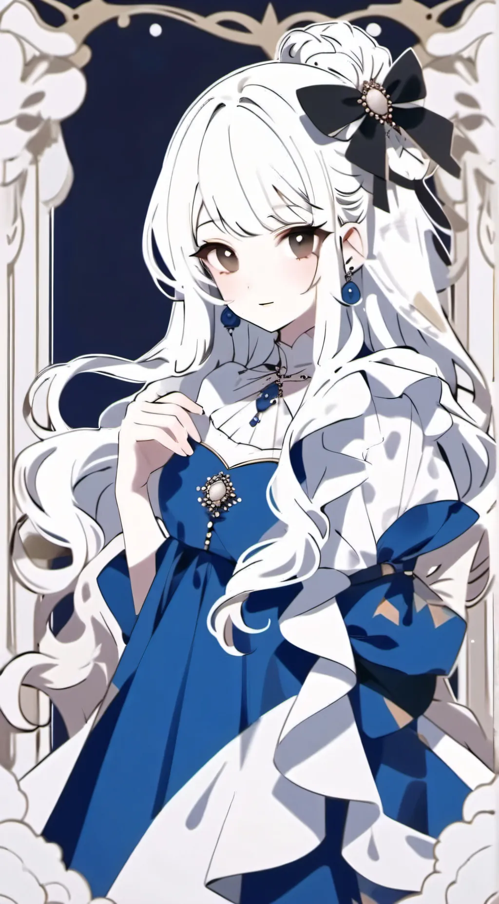 ai character: Luna  background