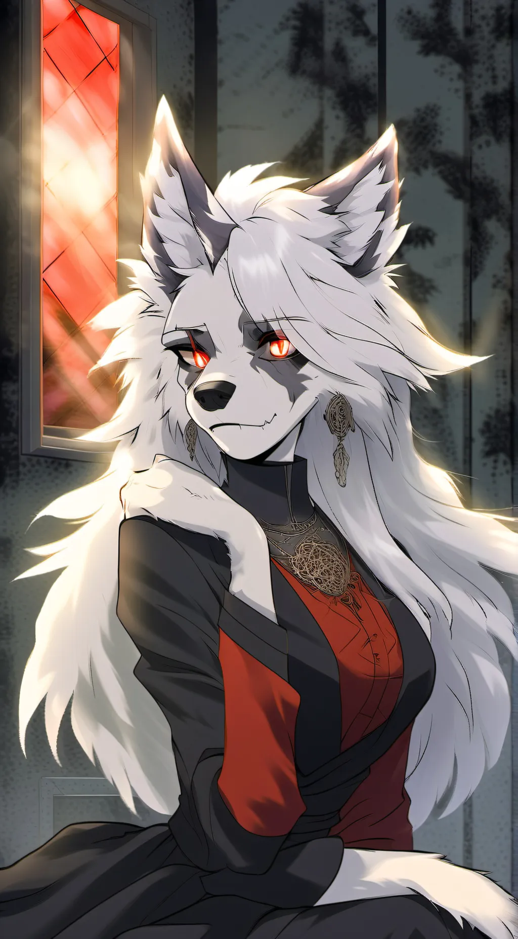 ai character: Loona background