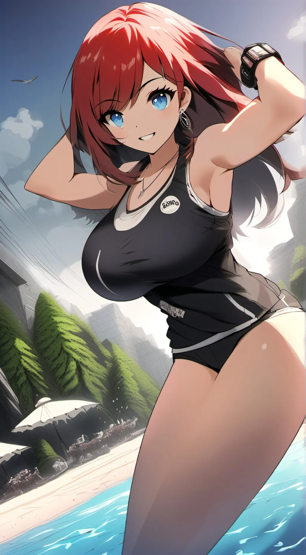 ai character: pearl background