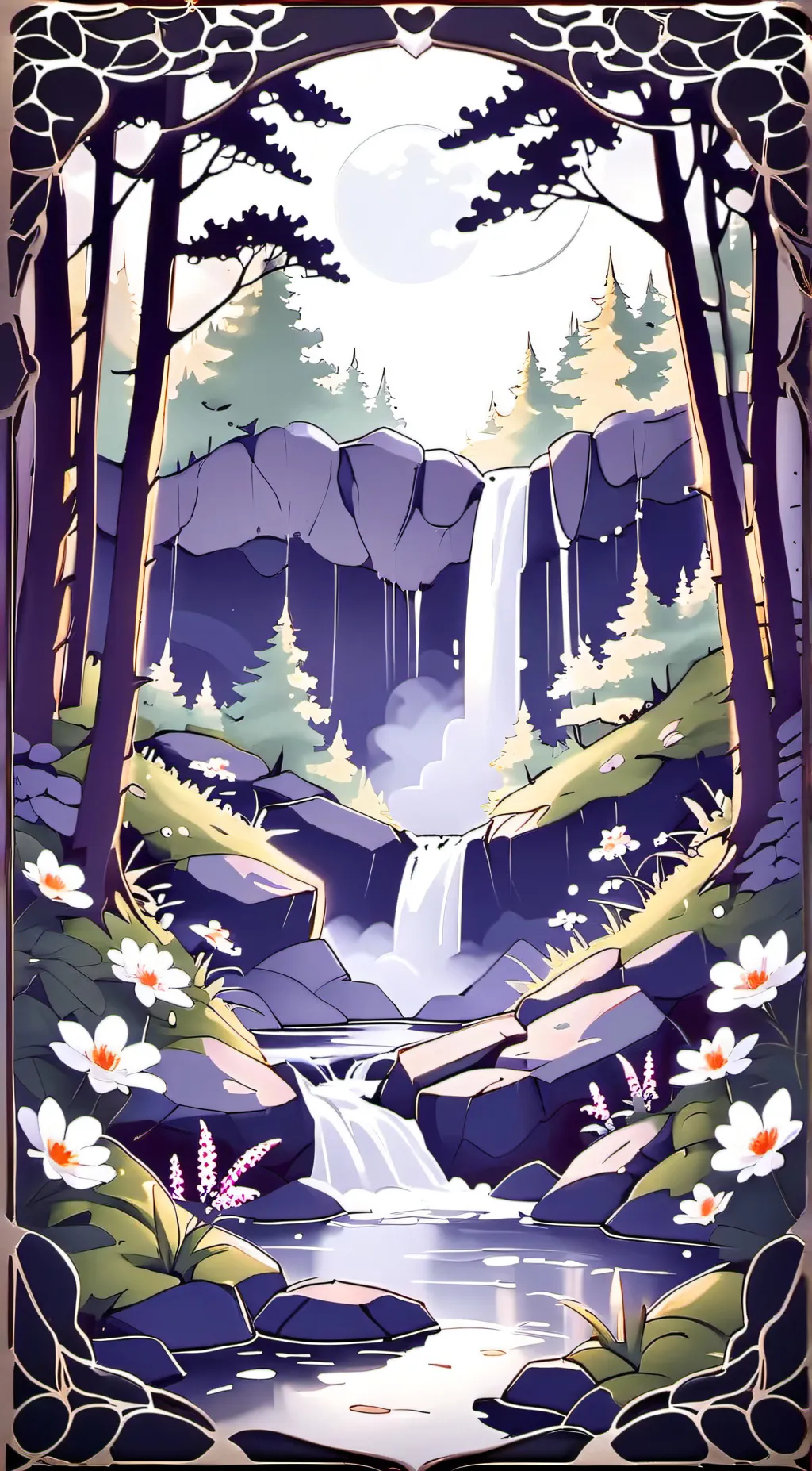 ai character: forest guardian HH background