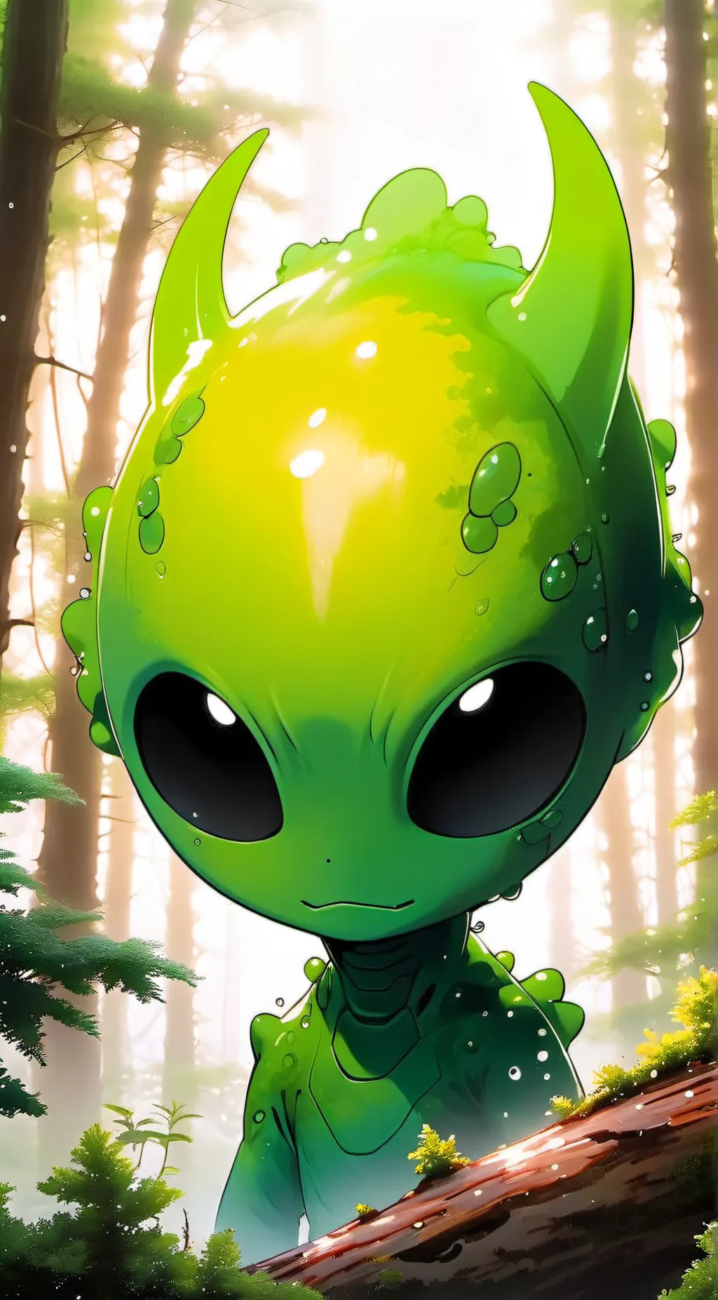 ai character: Alien background