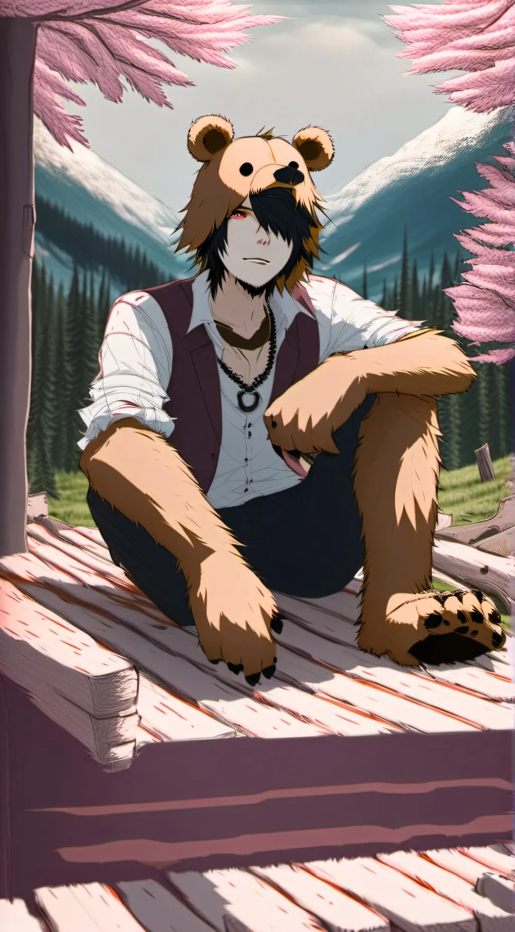 ai character: xsugarbunny mmd fr background