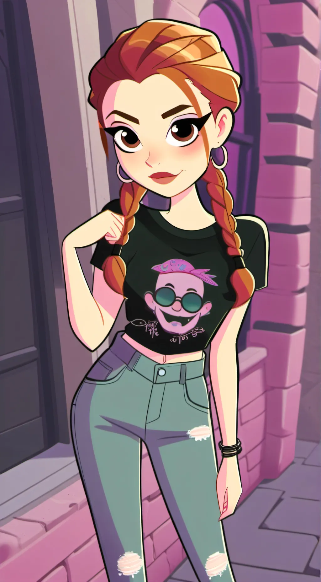 ai character: Uppermoons  background