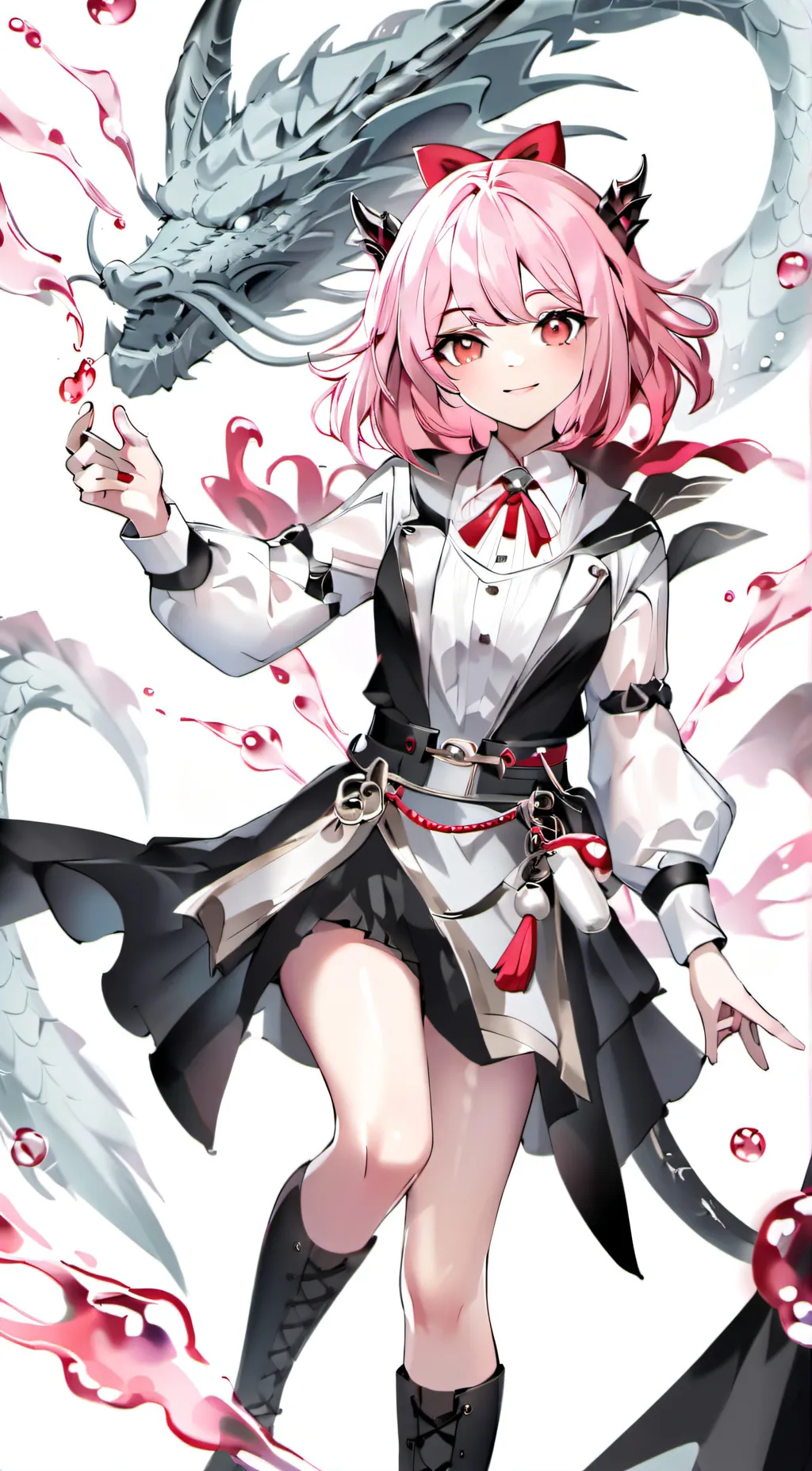 ai character: blossom background