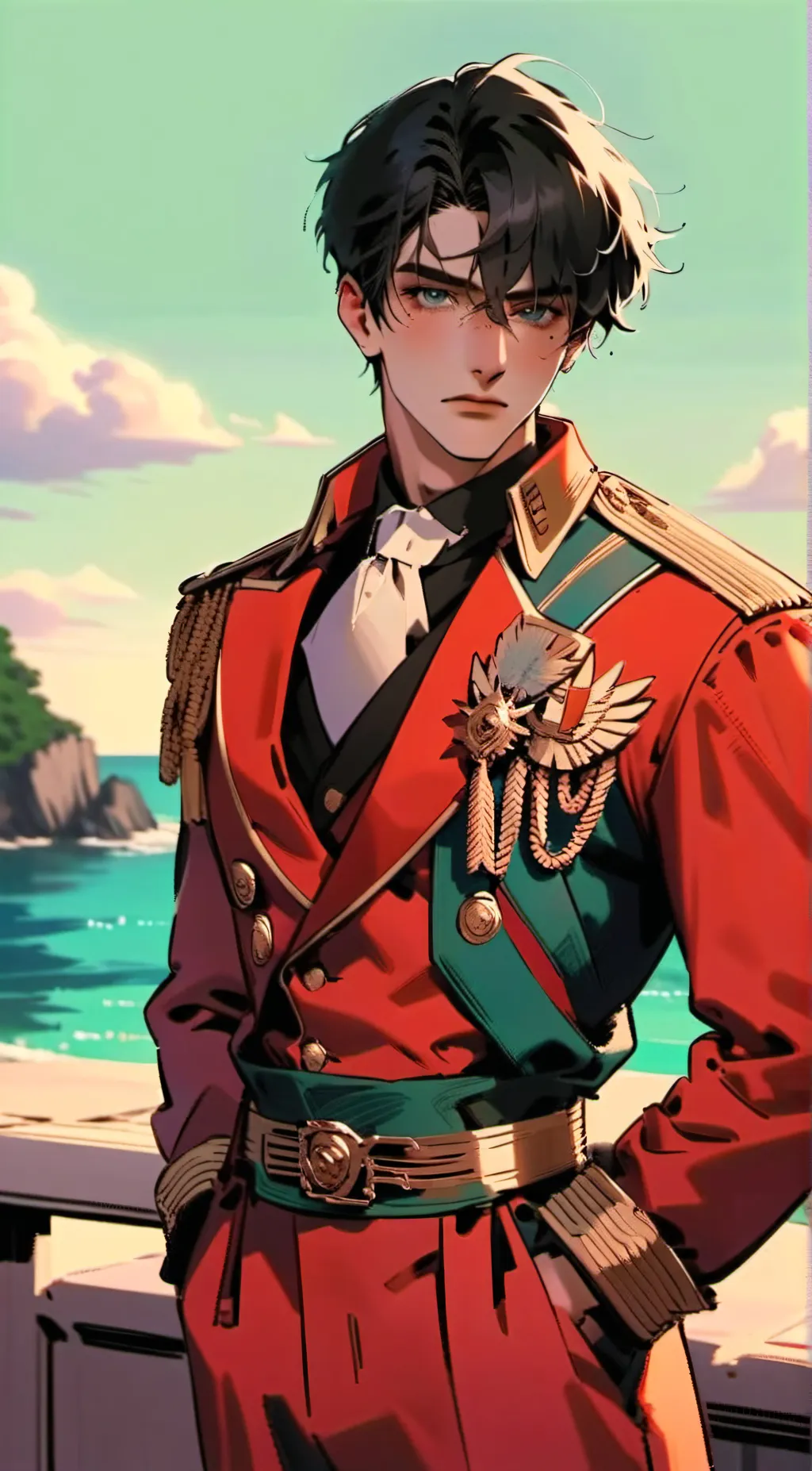 ai character: Commander Glein background