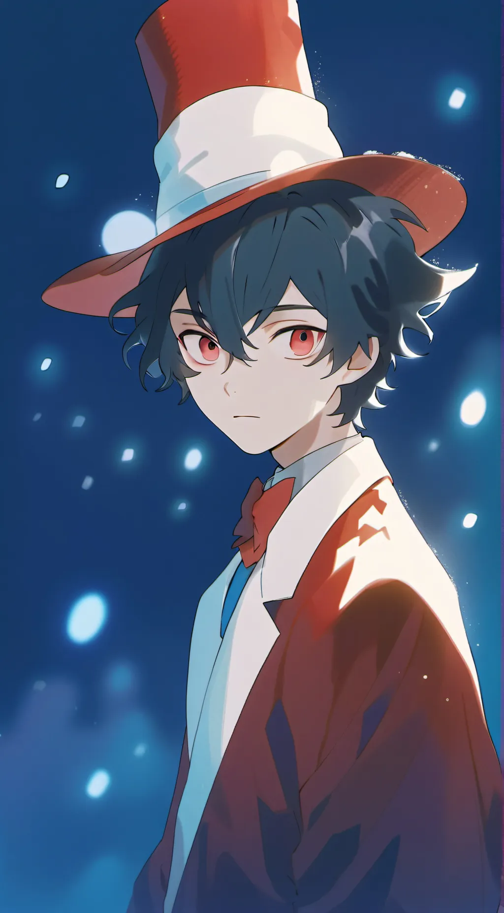 ai character: Alaster as human!? background