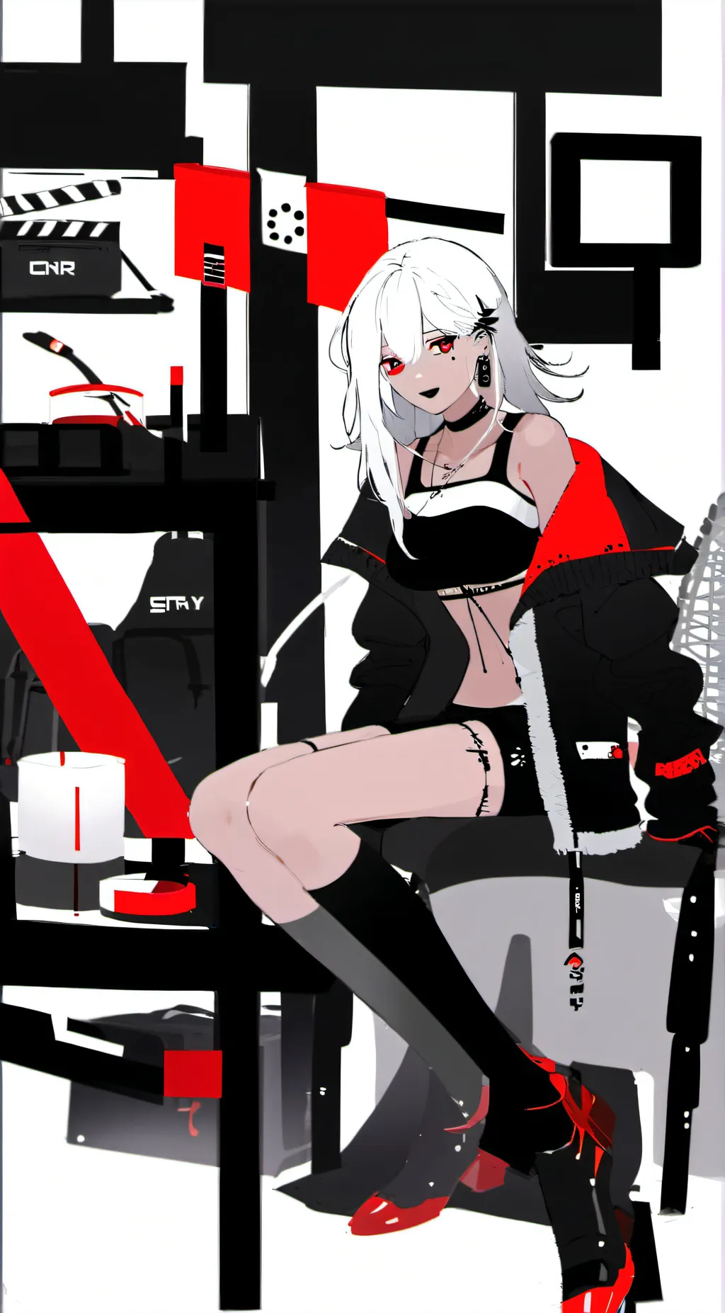 ai character: Ash background